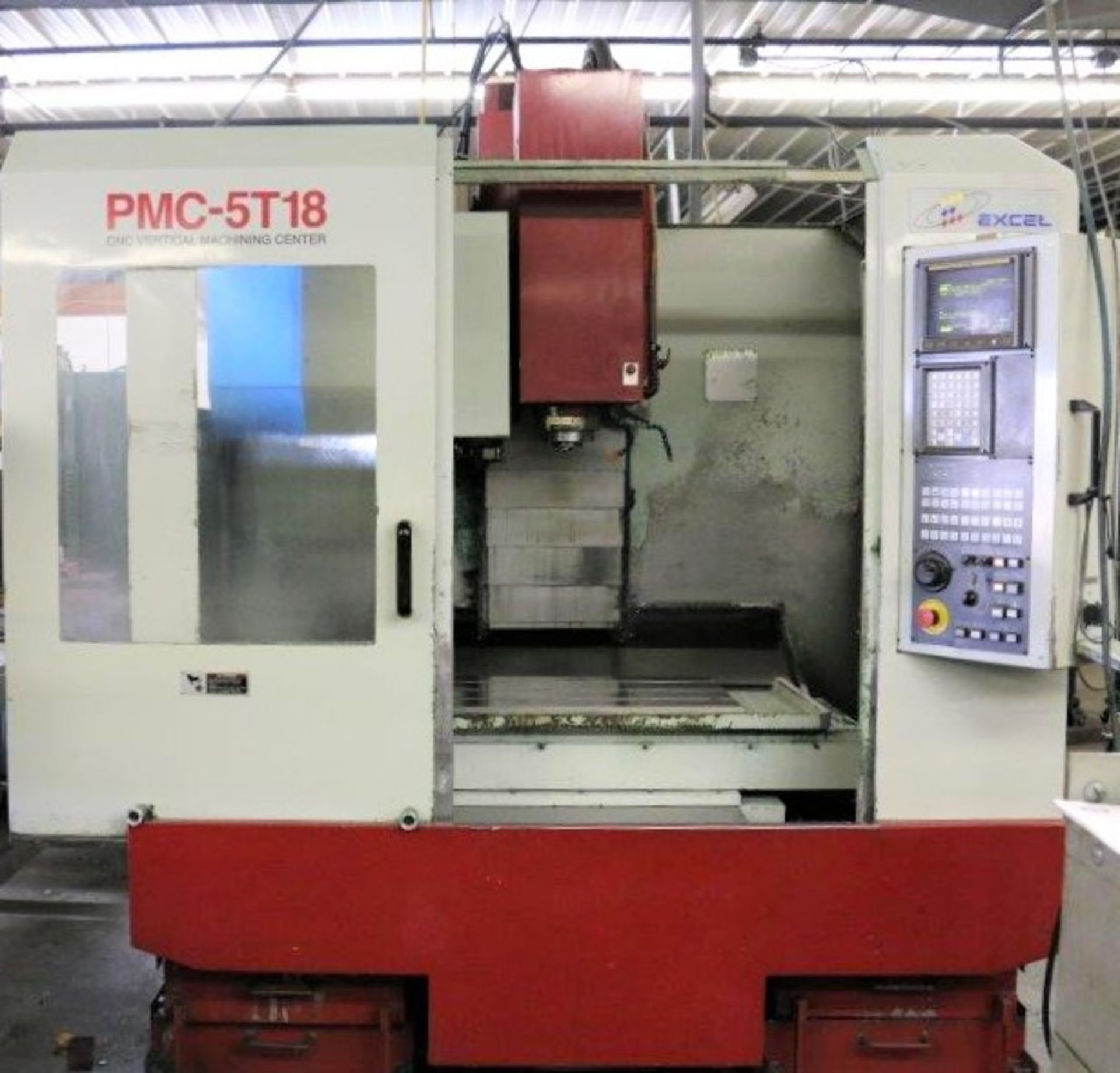 (1997) Excel Model PMC5-T18 Vertical Machining Center, S/N ES5T0597, Equipped with: Fanuc 21m CNC