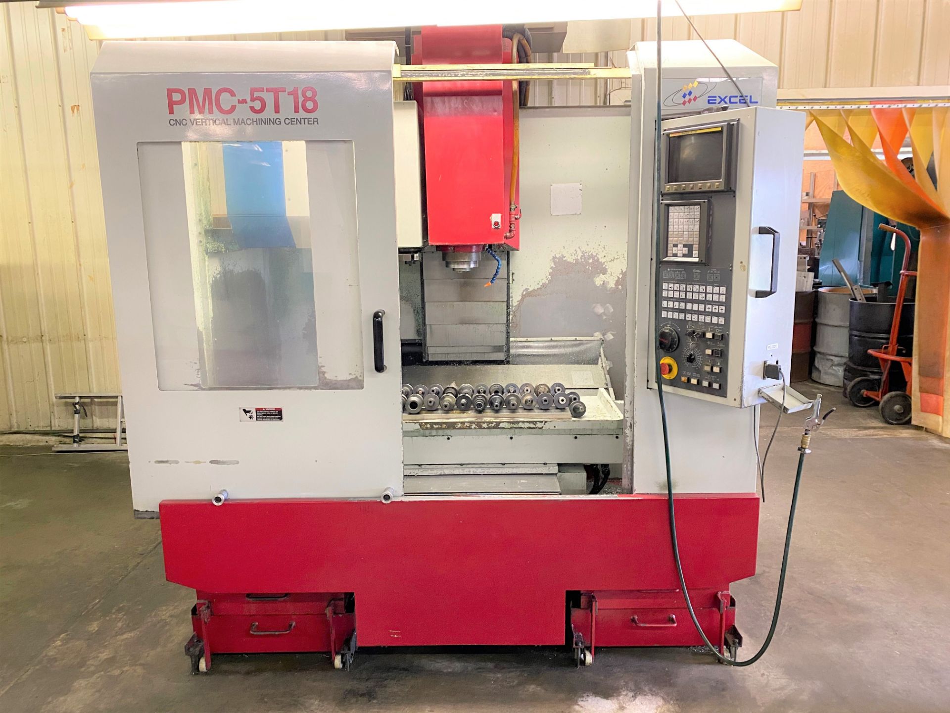 (1997) Excel Model PMC5-T18 Vertical Machining Center, S/N ES5T0587, Equipped with: Fanuc 21M CNC - Image 3 of 5