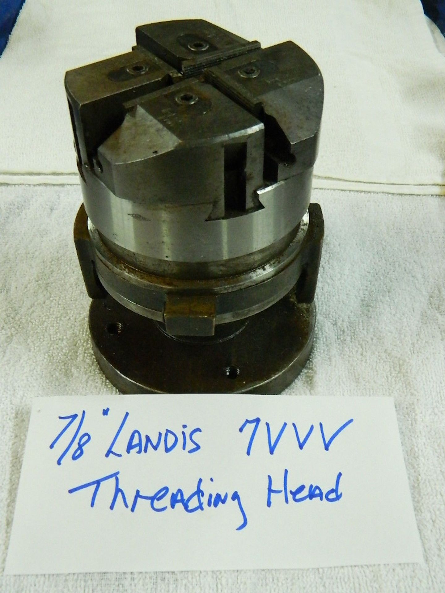 7/8" LANDIS BOLT + PIPE THREADING HEAD, SER# 7VVV