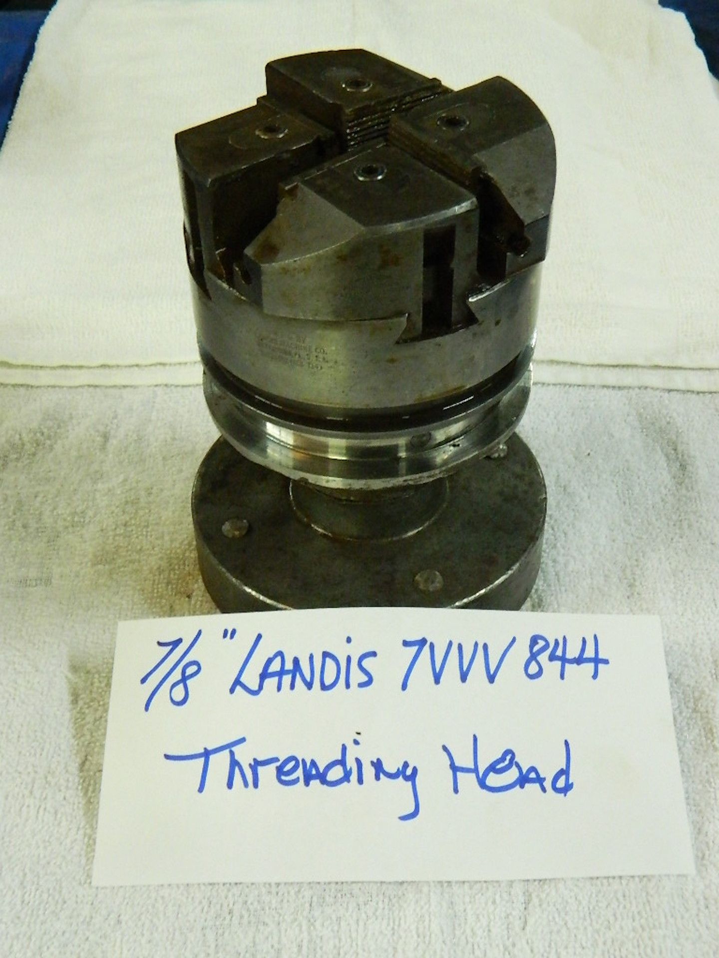 7/8" LANDIS BOLT + PIPE THREADING HEAD, SER# 7VVV844