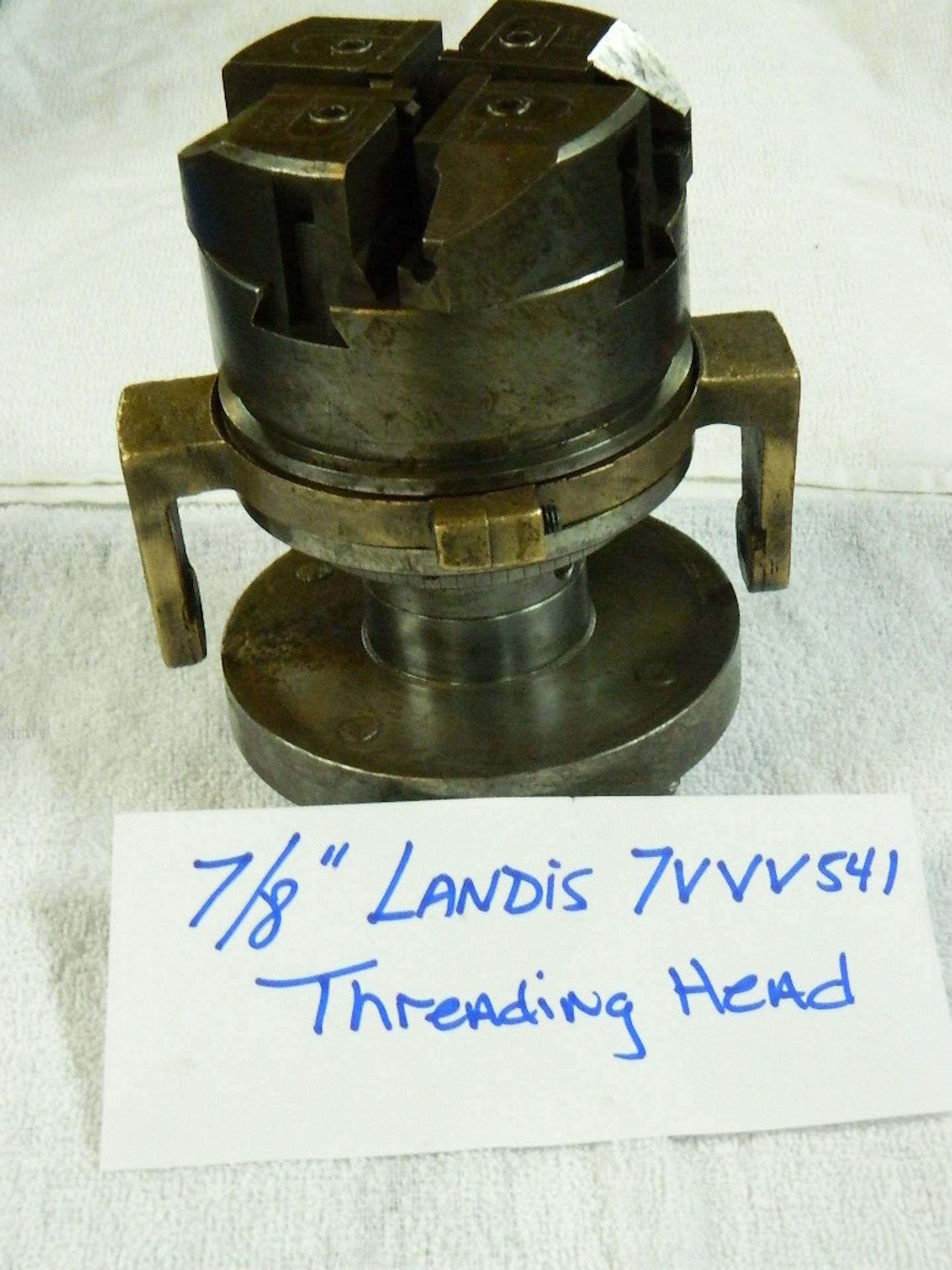 7/8" LANDIS BOLT + PIPE THREADING HEAD, SER# 7VVV541