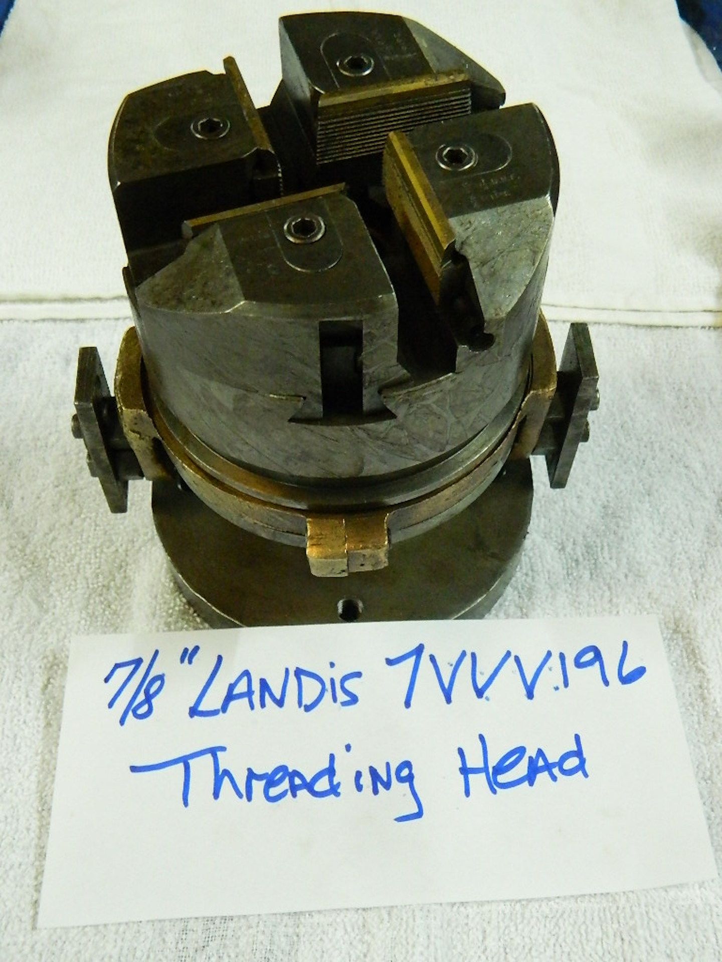 7/8" LANDIS BOLT + PIPE THREADING HEAD, SER# 7VVV196