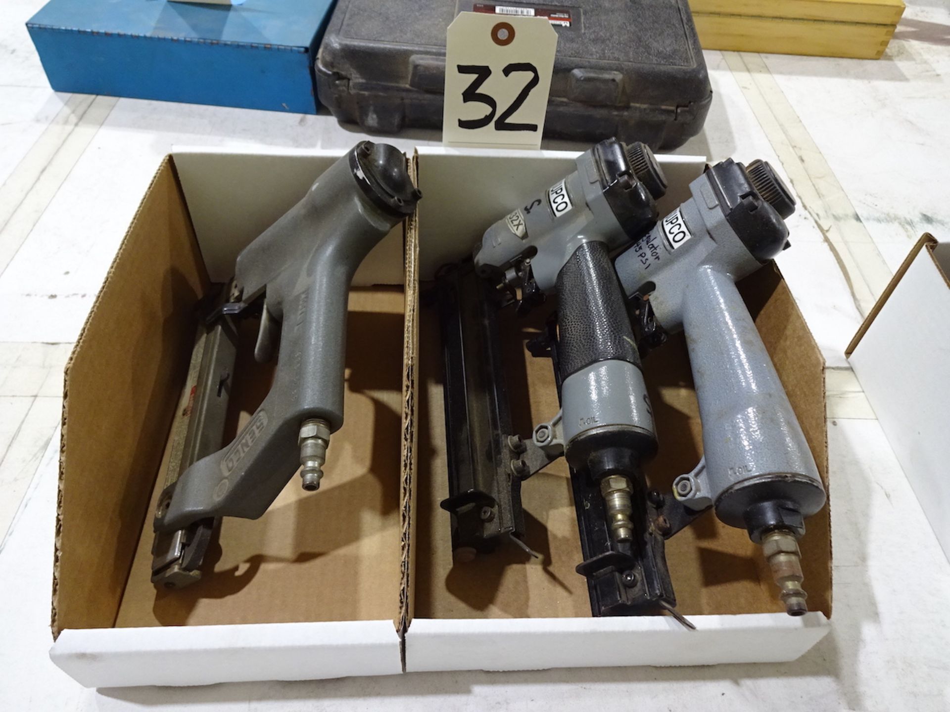 LOT: (2) Supco Model F-32X Pneumatic Finish Nailers