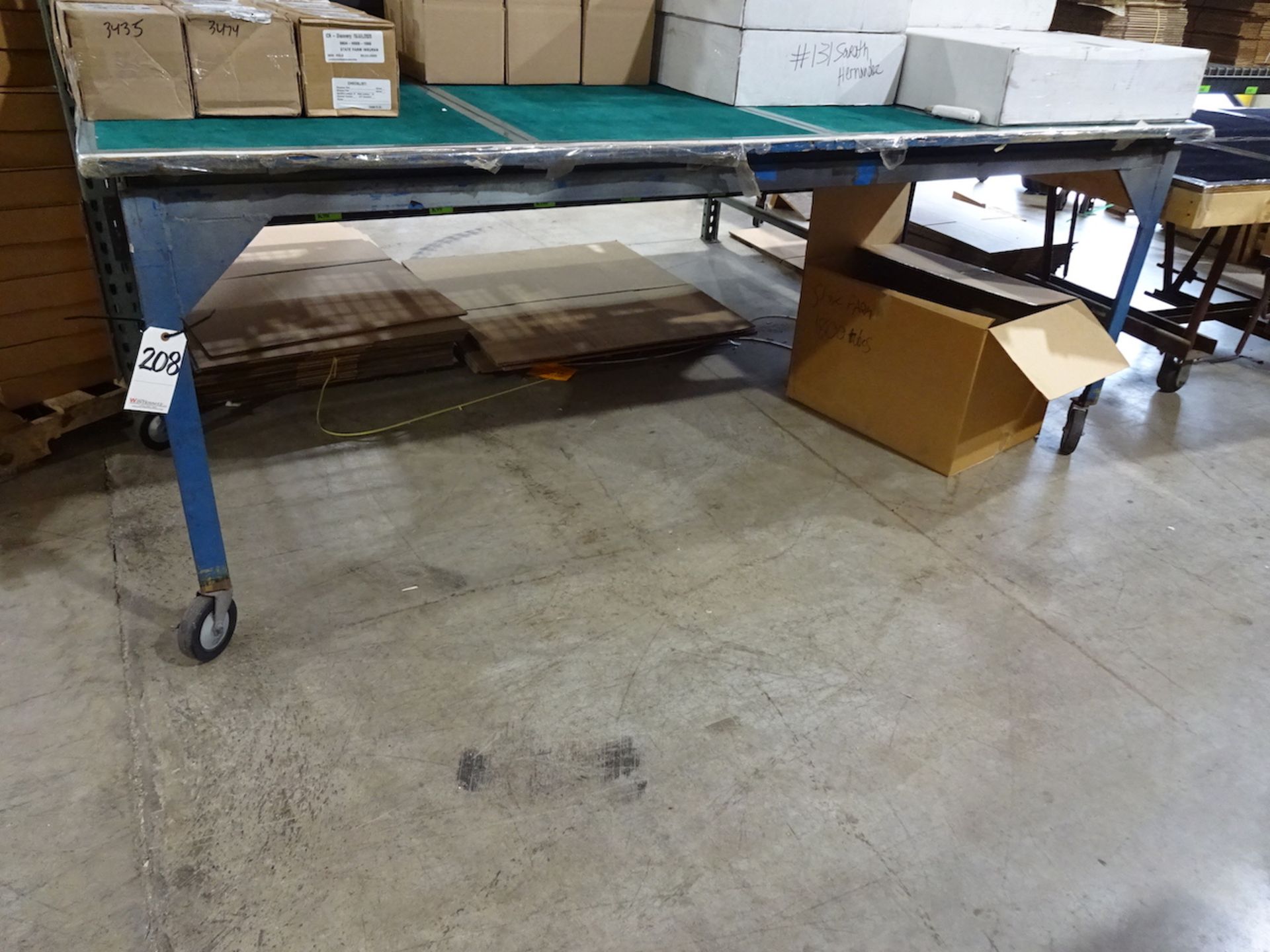 8 ft. x 40 in. Portable Steel Table