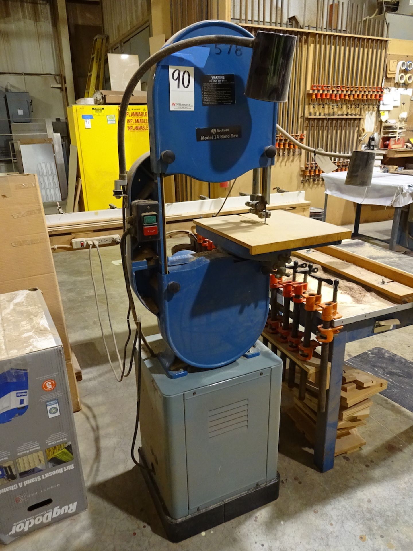 Rockwell 14 in. Model 14 Vertical Band Saw, S/N LN7104