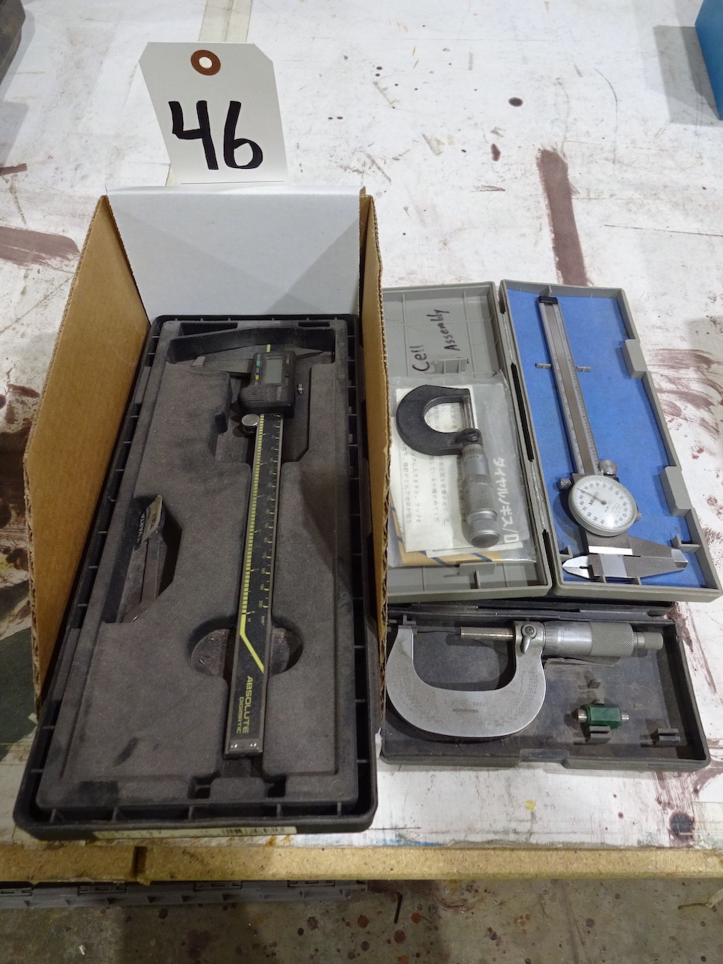 LOT: (3) Assorted Micrometers, Digital Caliper, Dial Caliper