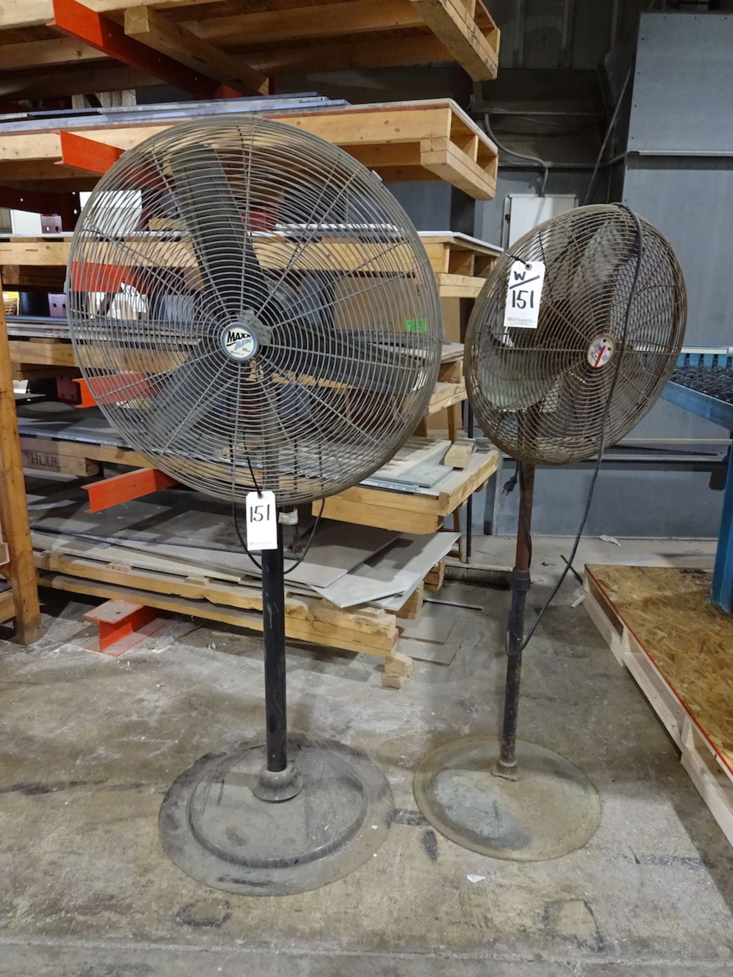 Lot (2) Pedestal Fans