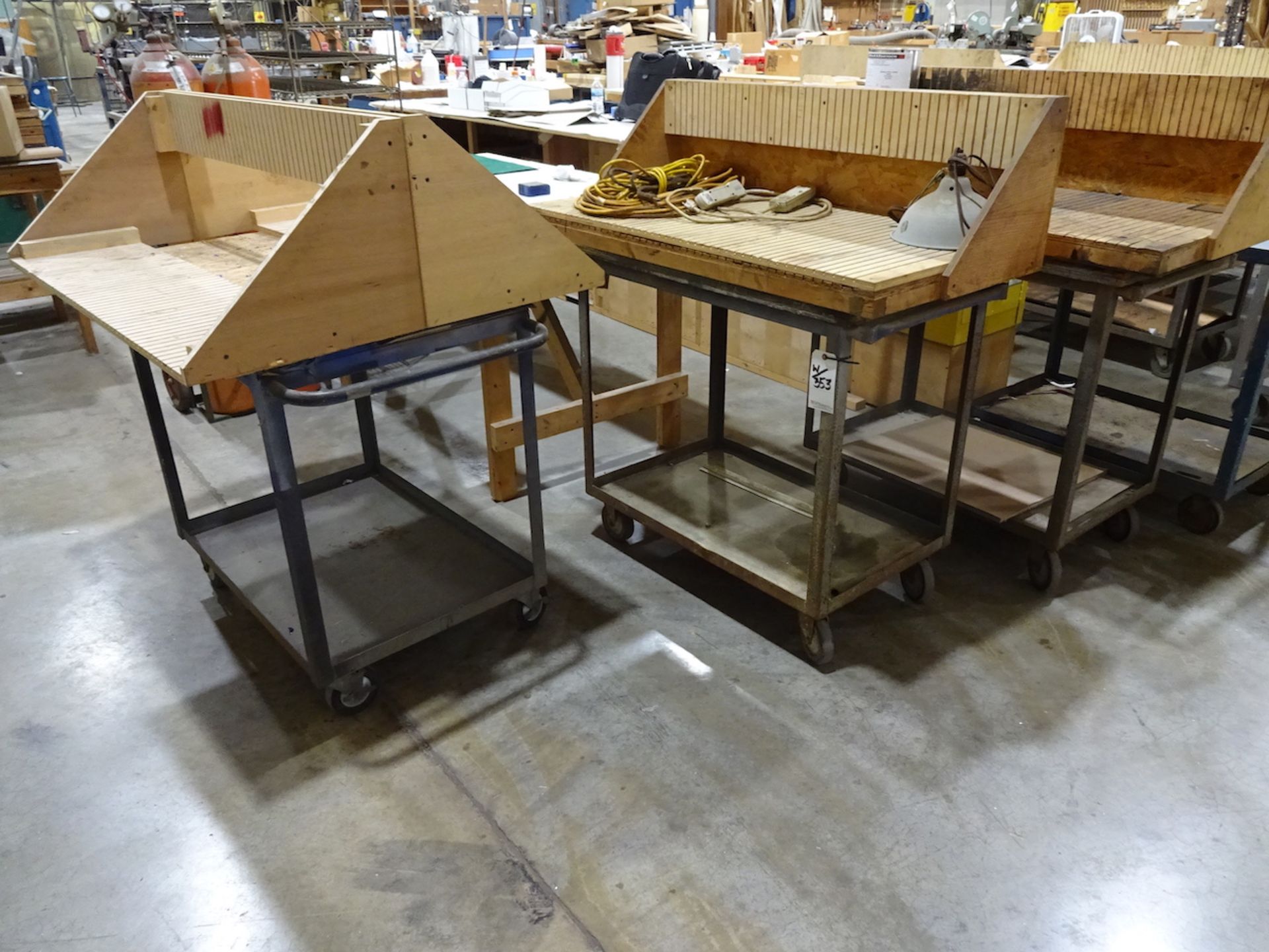 LOT: (5) Assorted Shop Carts - Image 3 of 3