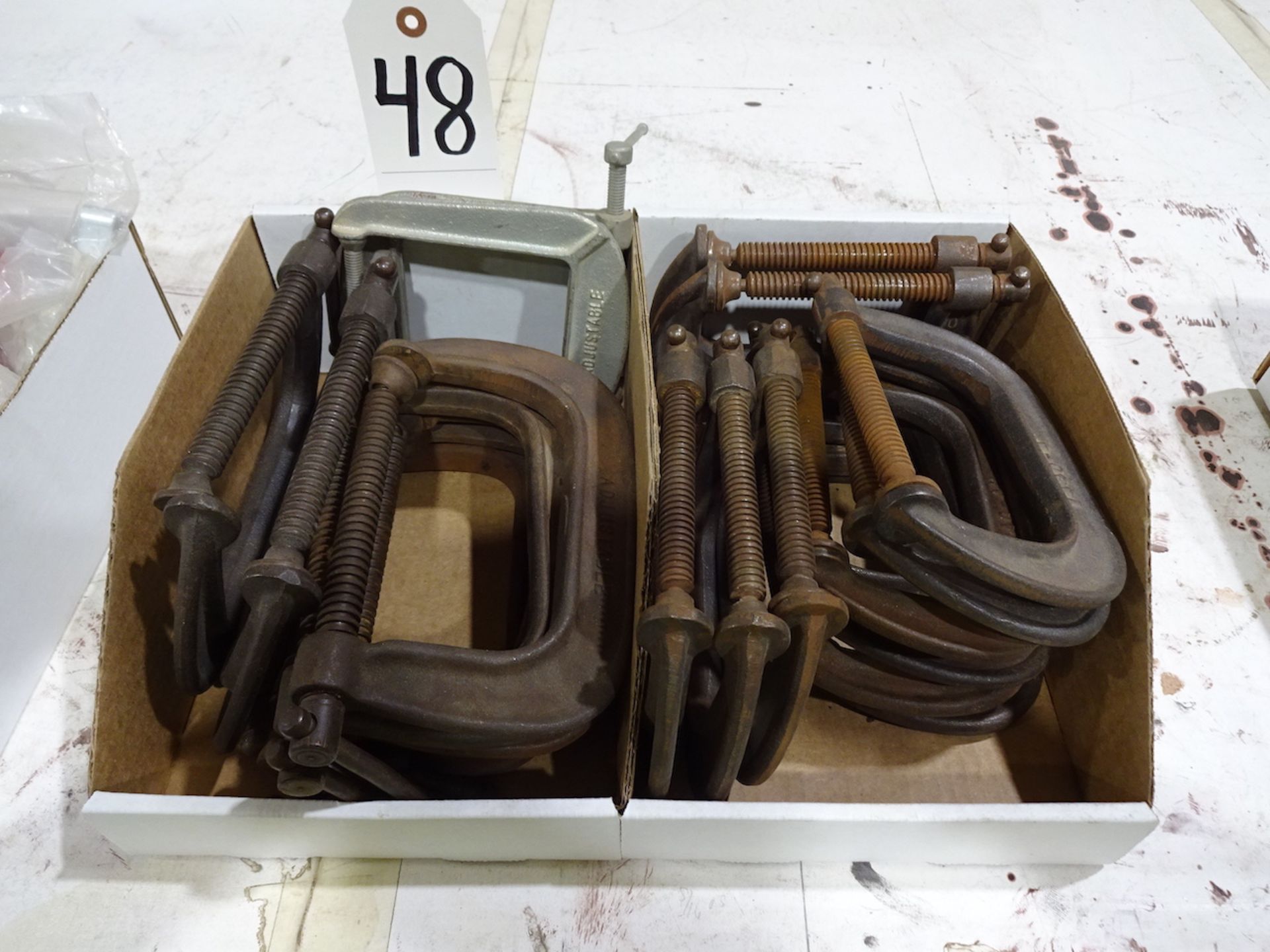 LOT: Assorted C-Clamps