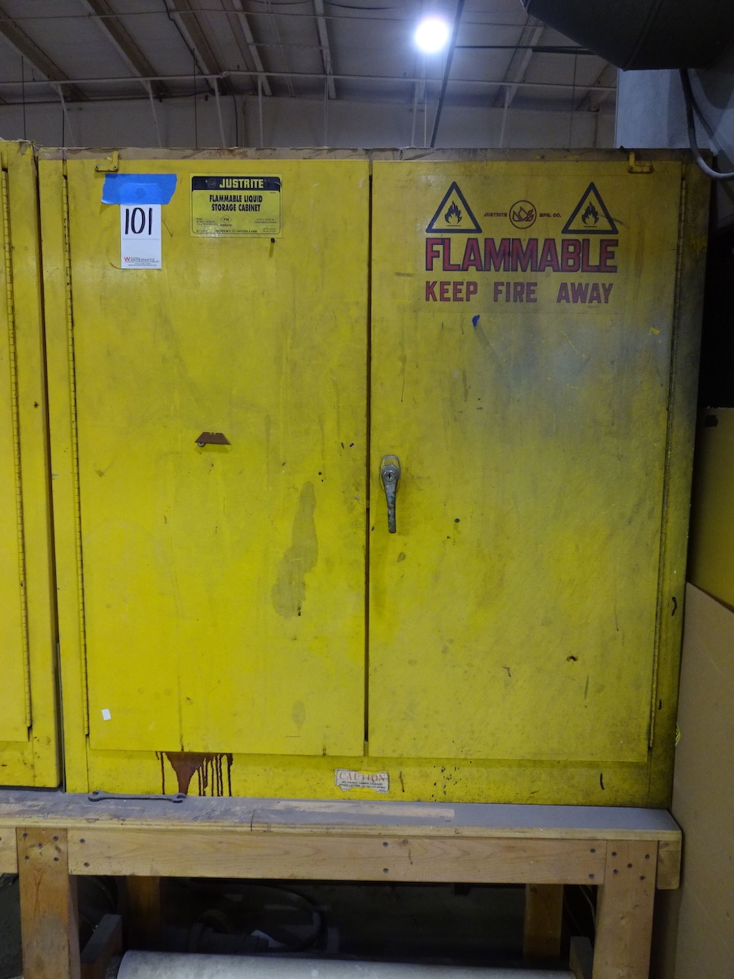 Justrite 30 Gallon Flammable Liquid Storage Cabinet