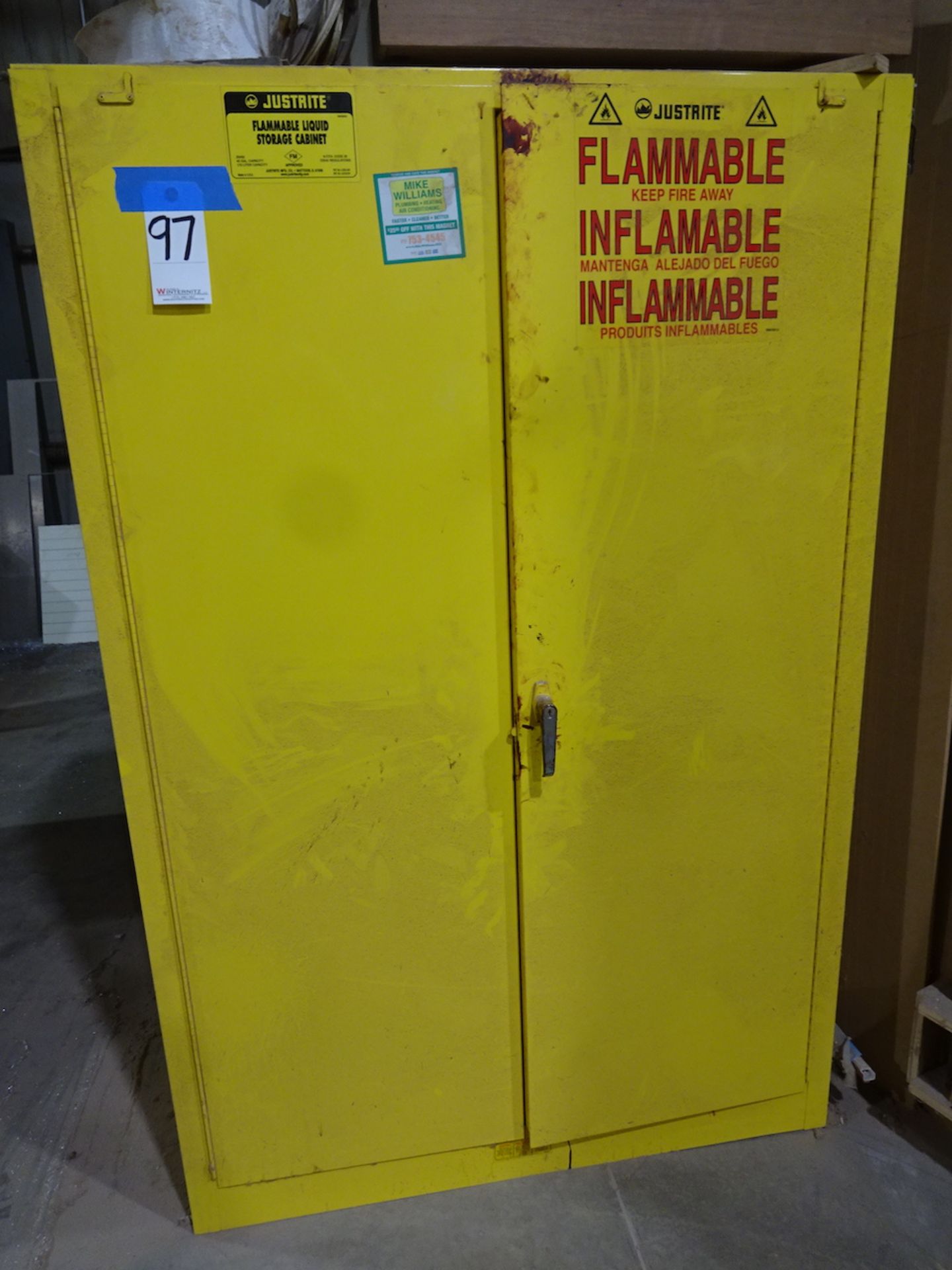 Justrite 45 Gallon Flammable Liquid Storage Cabinet