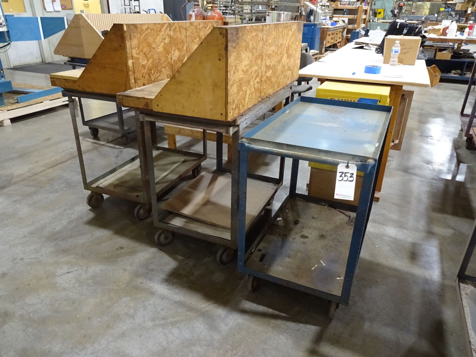 LOT: (5) Assorted Shop Carts - Image 2 of 3