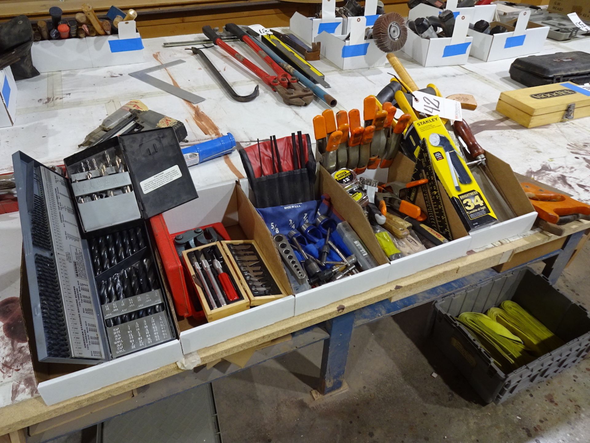 LOT: Assorted Drill Indexes with Drills, Assorted Tools - Image 2 of 2