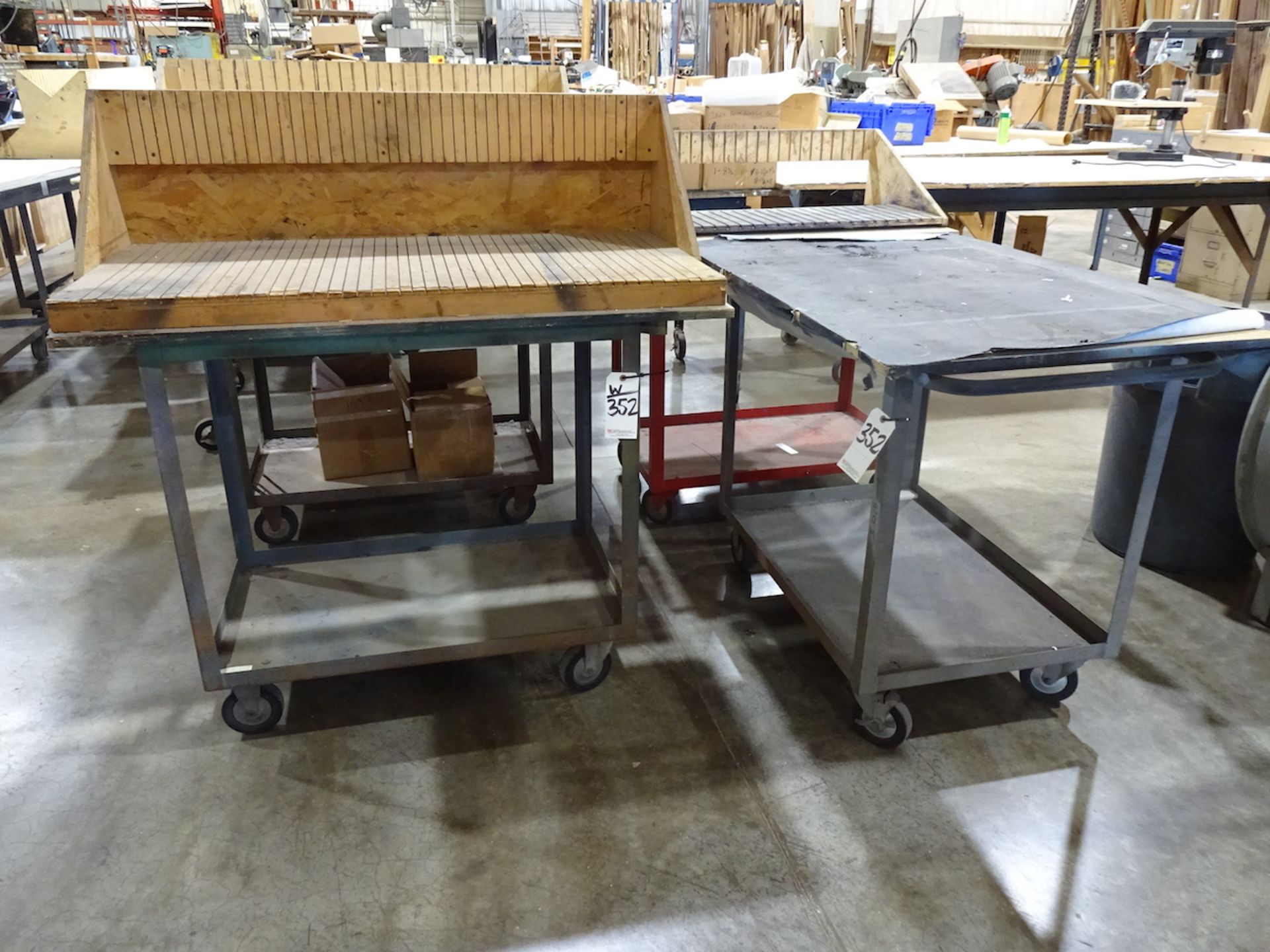 LOT: (5) Assorted Shop Tables