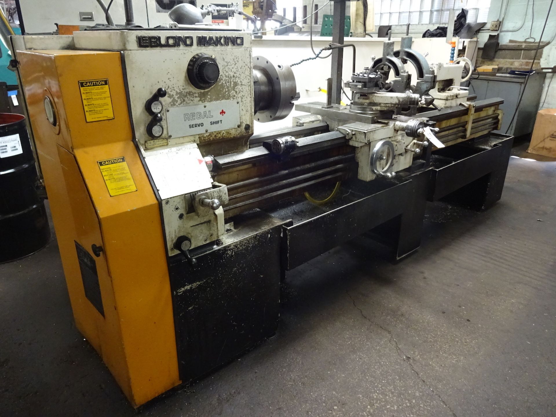 LeBlond Makino Regal 19 in. x 72 in. (approx.) Servo Shift Engine Lathe, S/N 14F-541, 25 - 1000 RPM,