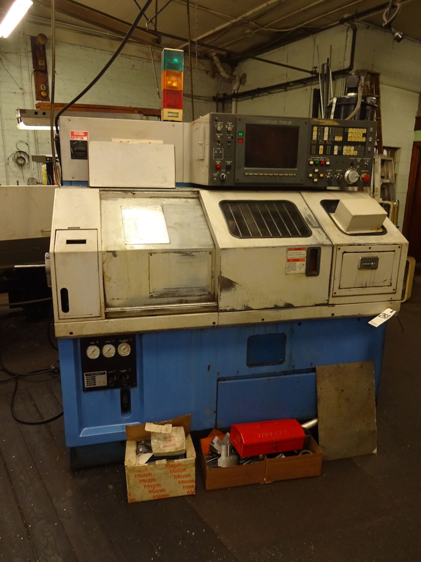 Mazak Quick Turn Model QT-8N CNC Turning Center, S/N 86309 (1989), Mazatrol T-32-2 Control, 7 in. ( - Image 13 of 14