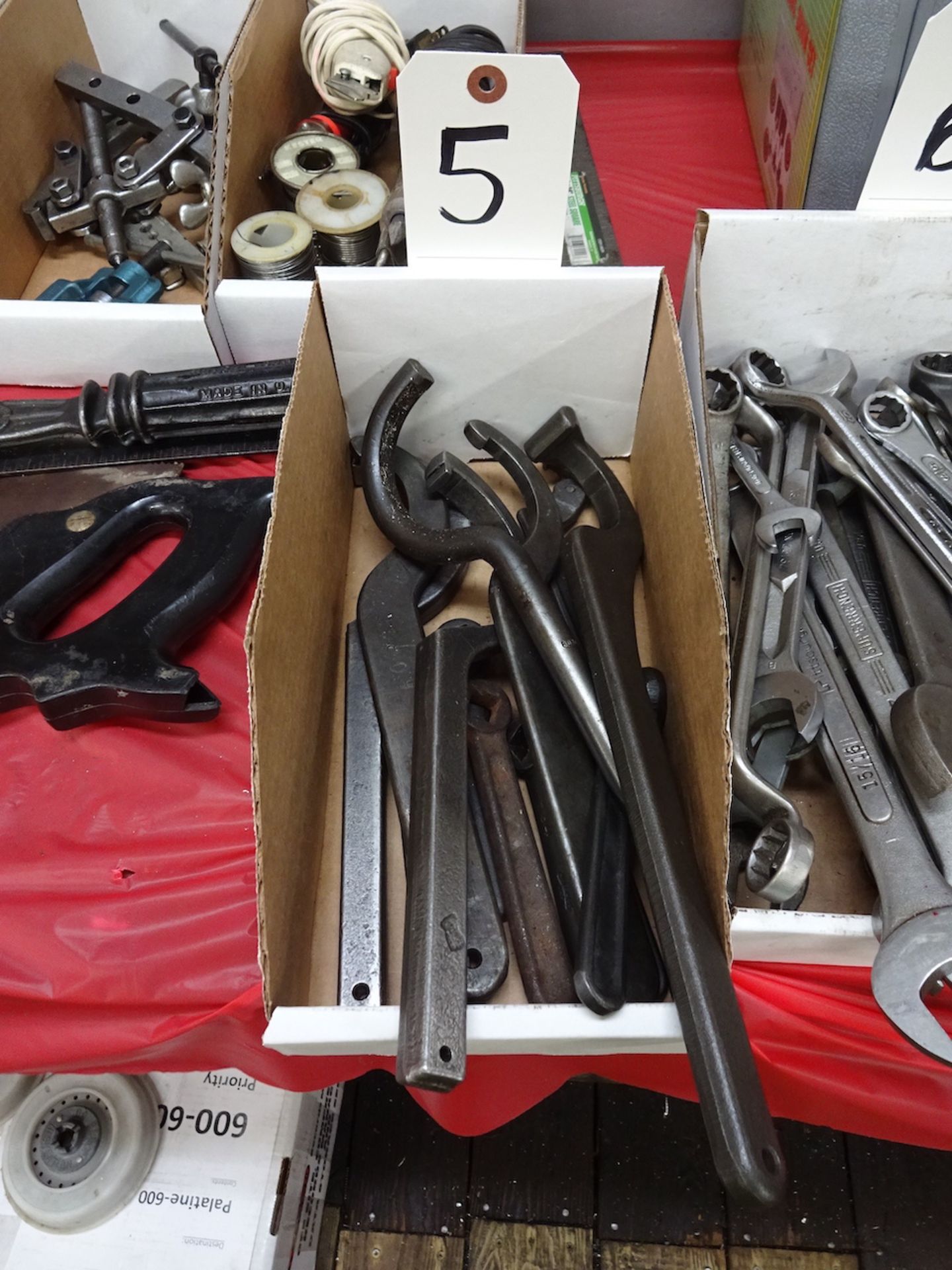 LOT: Assorted Spanner Wrenches