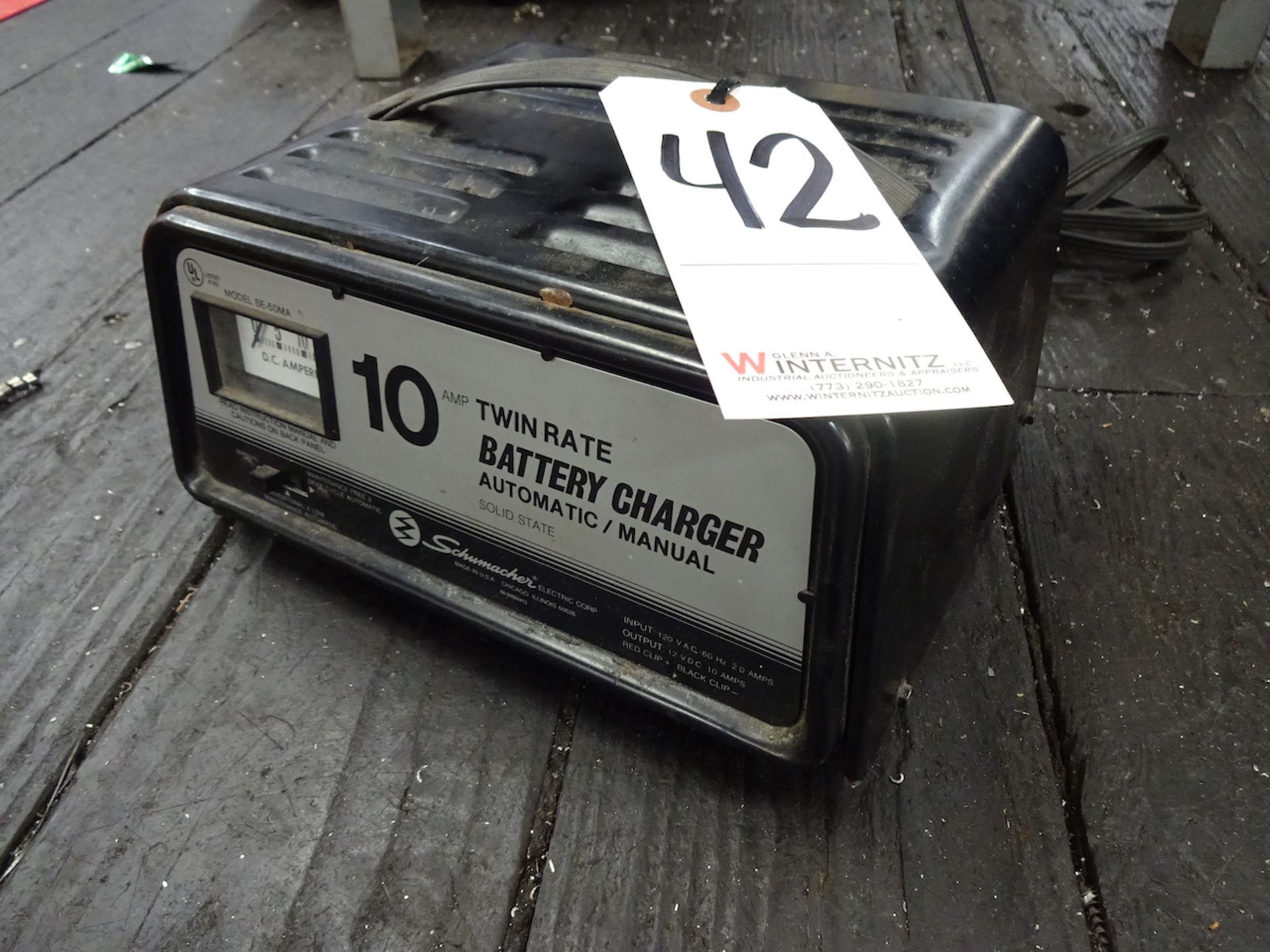 Schumacher Twin Rate Battery Charger