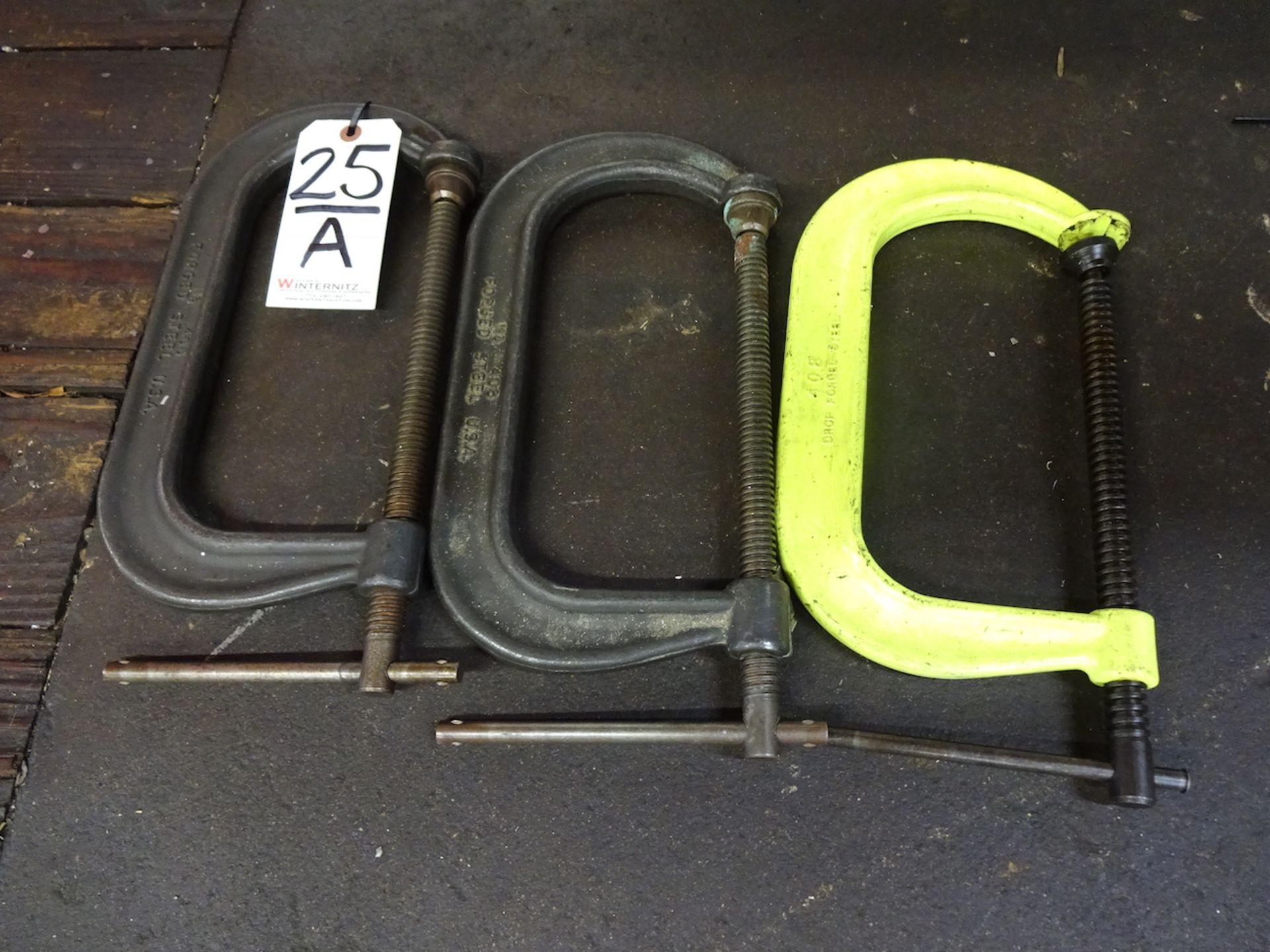 LOT: (3) C-CLAMPS