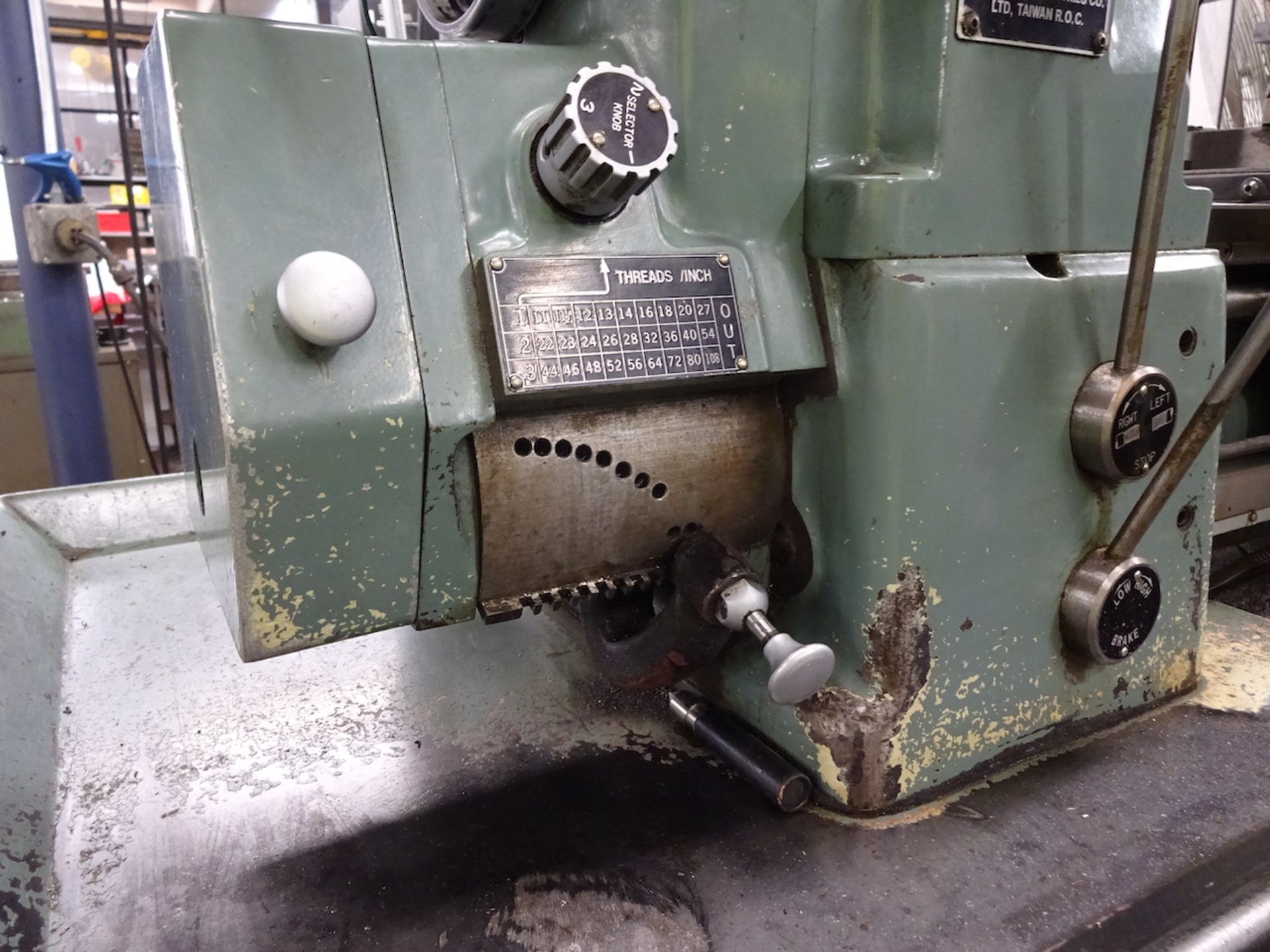 Feeler 10 in. x 15 in. (approx.) Series 2 Model TL-G18F High Accuracy Lathe, S/N TL85298, Carriage - Image 10 of 17