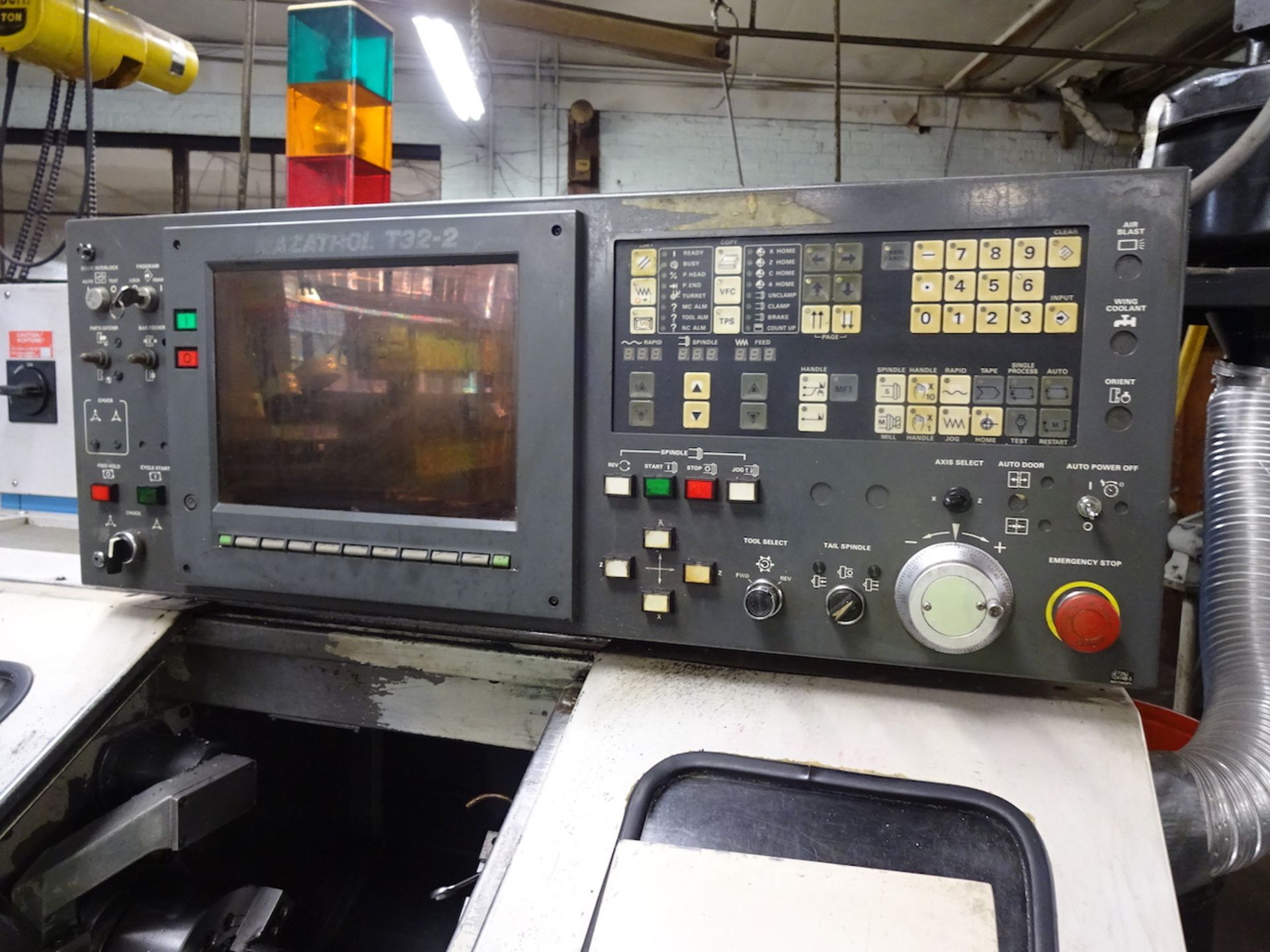 Mazak Quick Turn Model QT-8N CNC Turning Center, S/N 86309 (1989), Mazatrol T-32-2 Control, 7 in. ( - Image 3 of 14