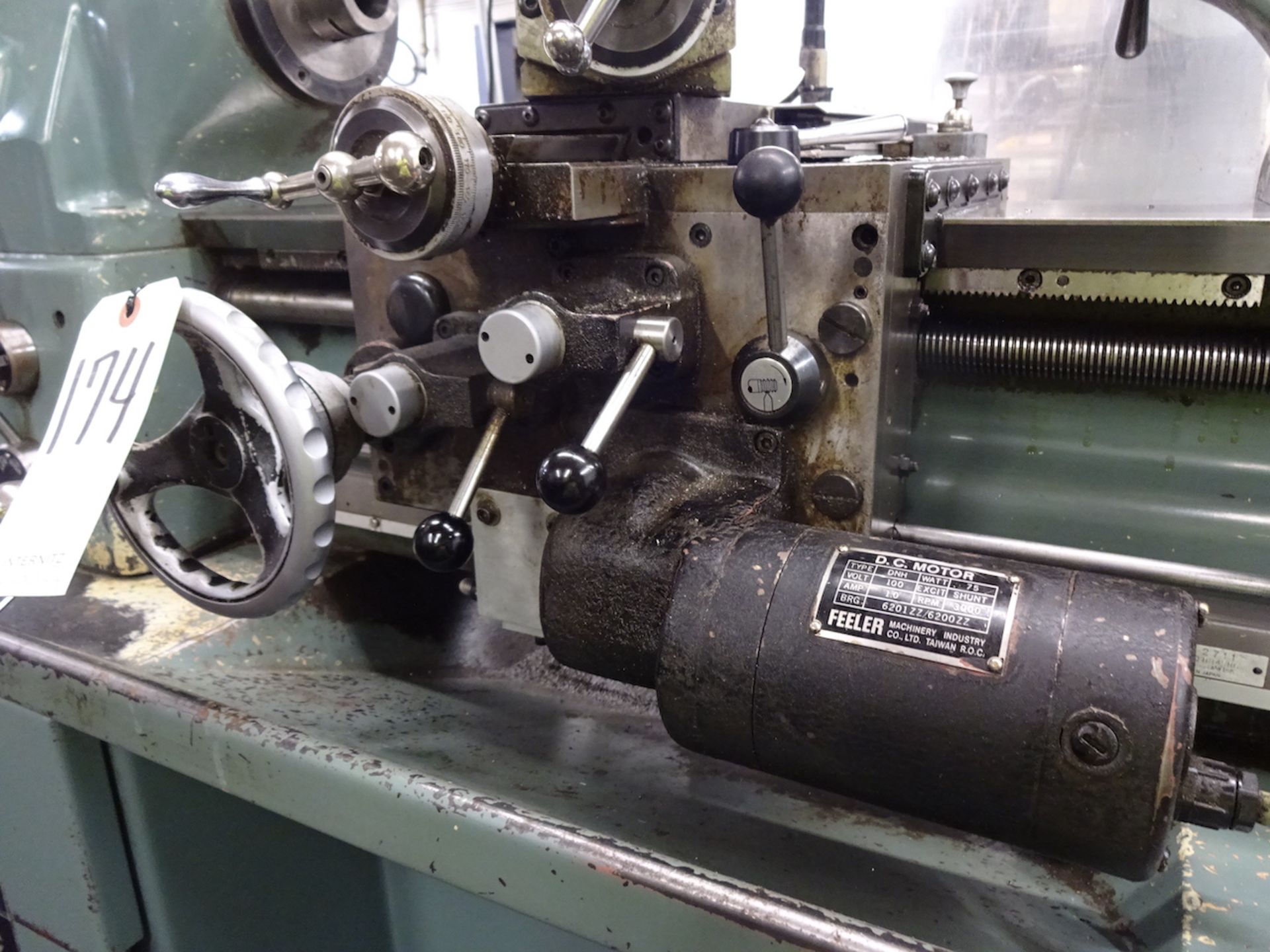 Feeler 10 in. x 15 in. (approx.) Series 2 Model TL-G18F High Accuracy Lathe, S/N TL85298, Carriage - Image 13 of 17