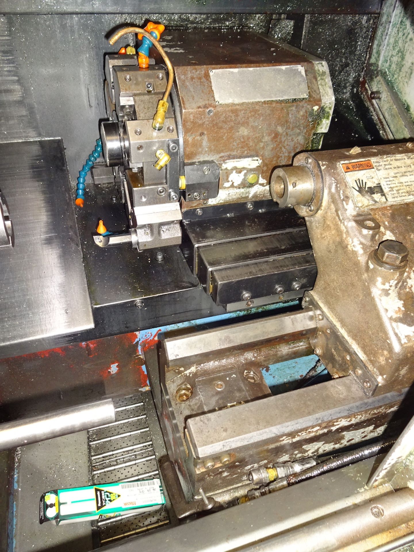 Mazak Quick Turn Model QT-8N CNC Turning Center, S/N 86309 (1989), Mazatrol T-32-2 Control, 7 in. ( - Image 9 of 14