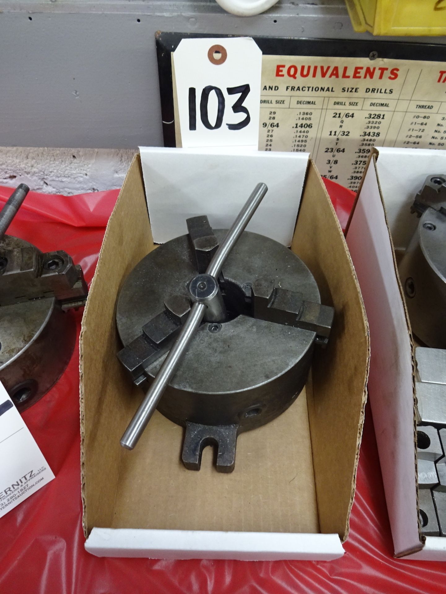 6 in. 3-Jaw Chuck (for milling machine)