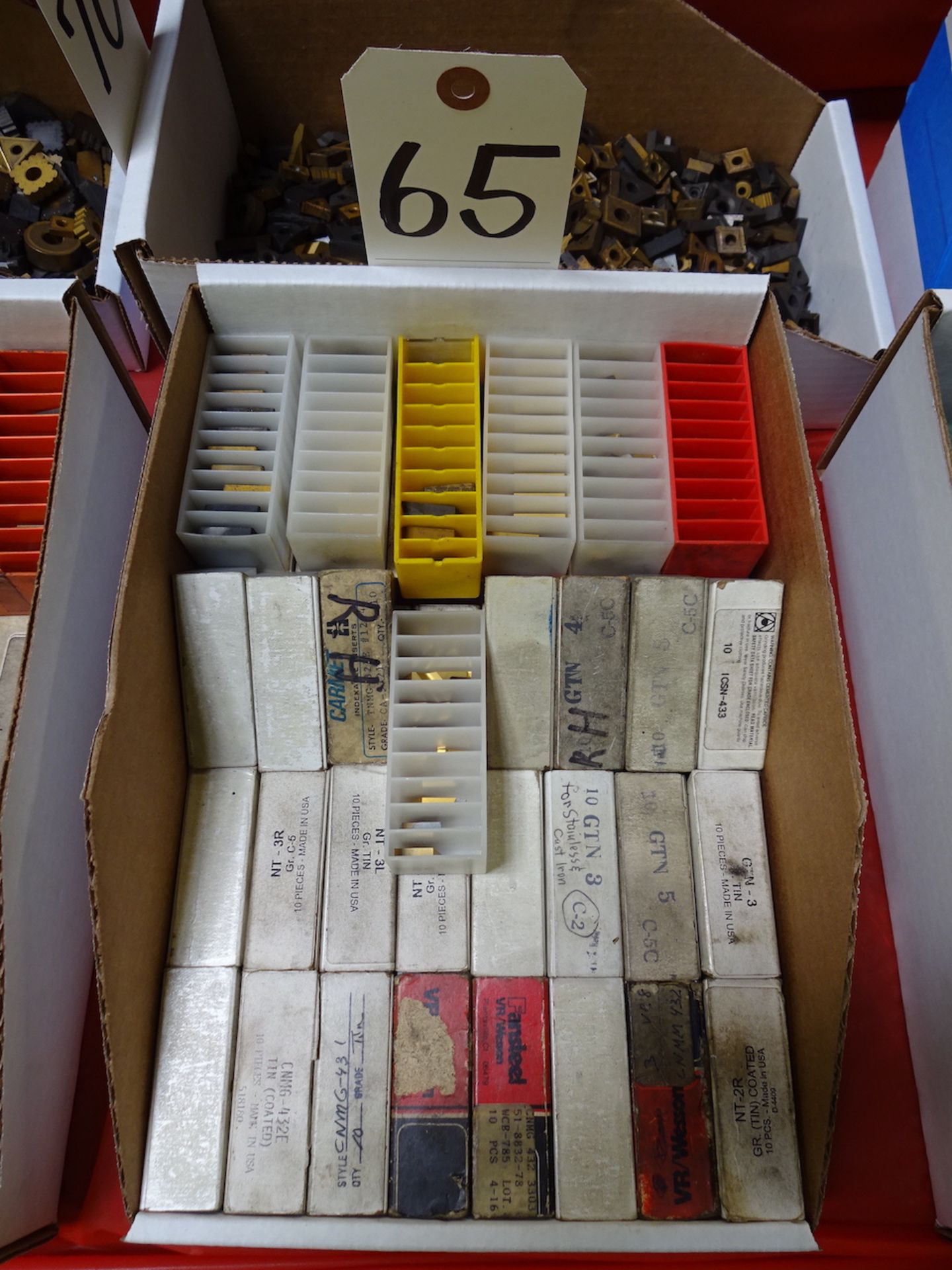 LOT: Assorted Carbide Inserts in (1) Box