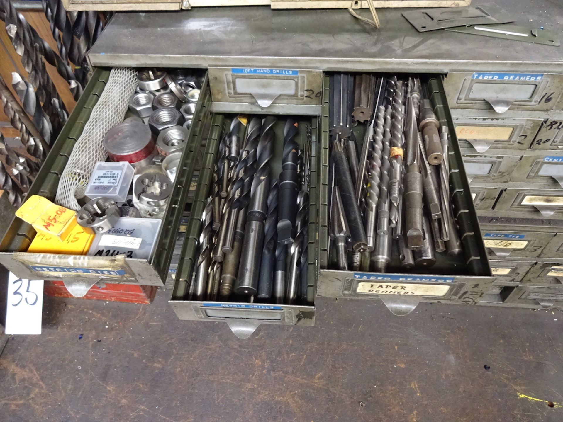 LOT: Assorted Taps, Long Drills, etc. - Image 2 of 6