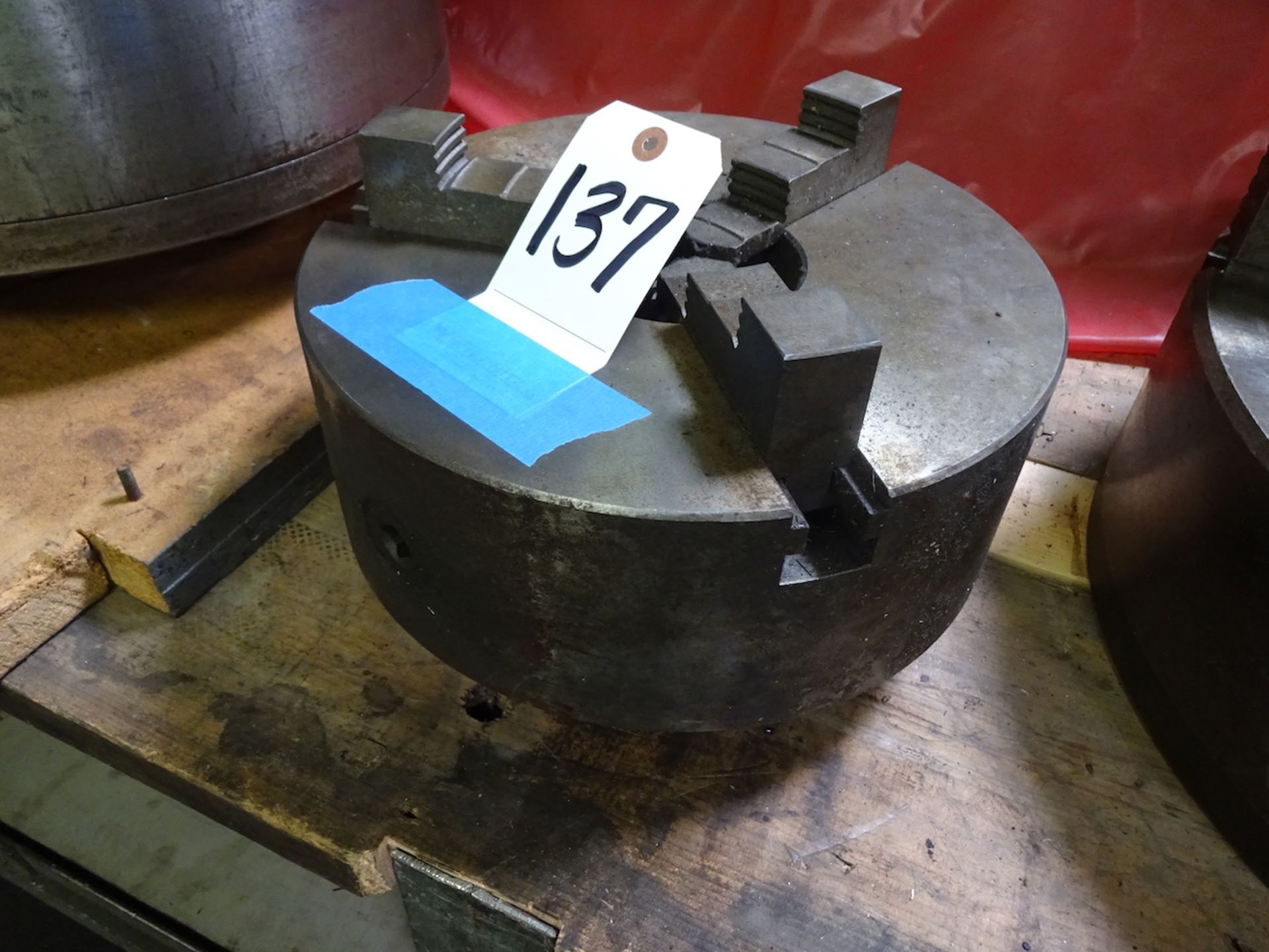 12-1/4 in. (approx.) 3-Jaw Chuck, 4-1/2 in. Thick
