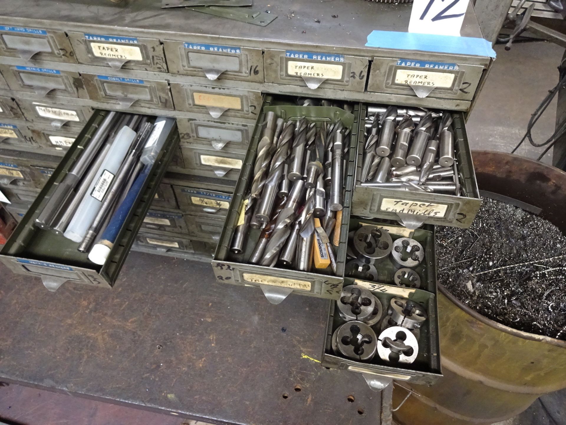 LOT: Assorted Taps, Long Drills, etc. - Image 3 of 6