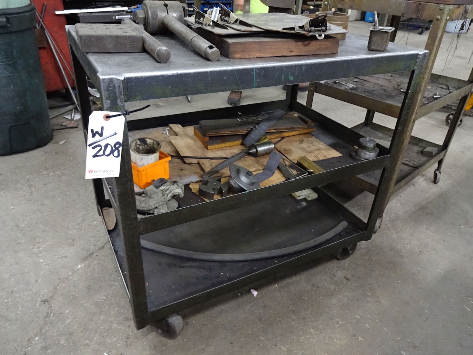 LOT: (5) Steel Shop Carts - Image 2 of 3