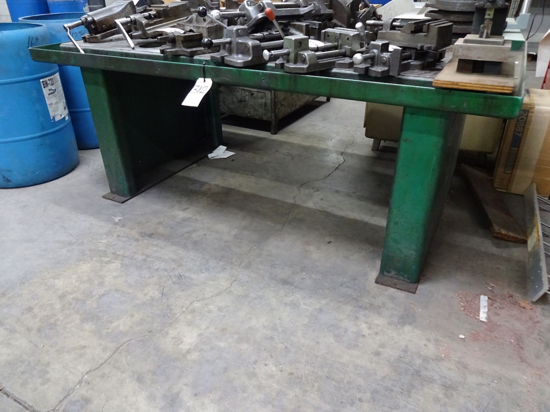 6 ft. x 3 ft. Heavy Duty Steel Production Table / Machine Base