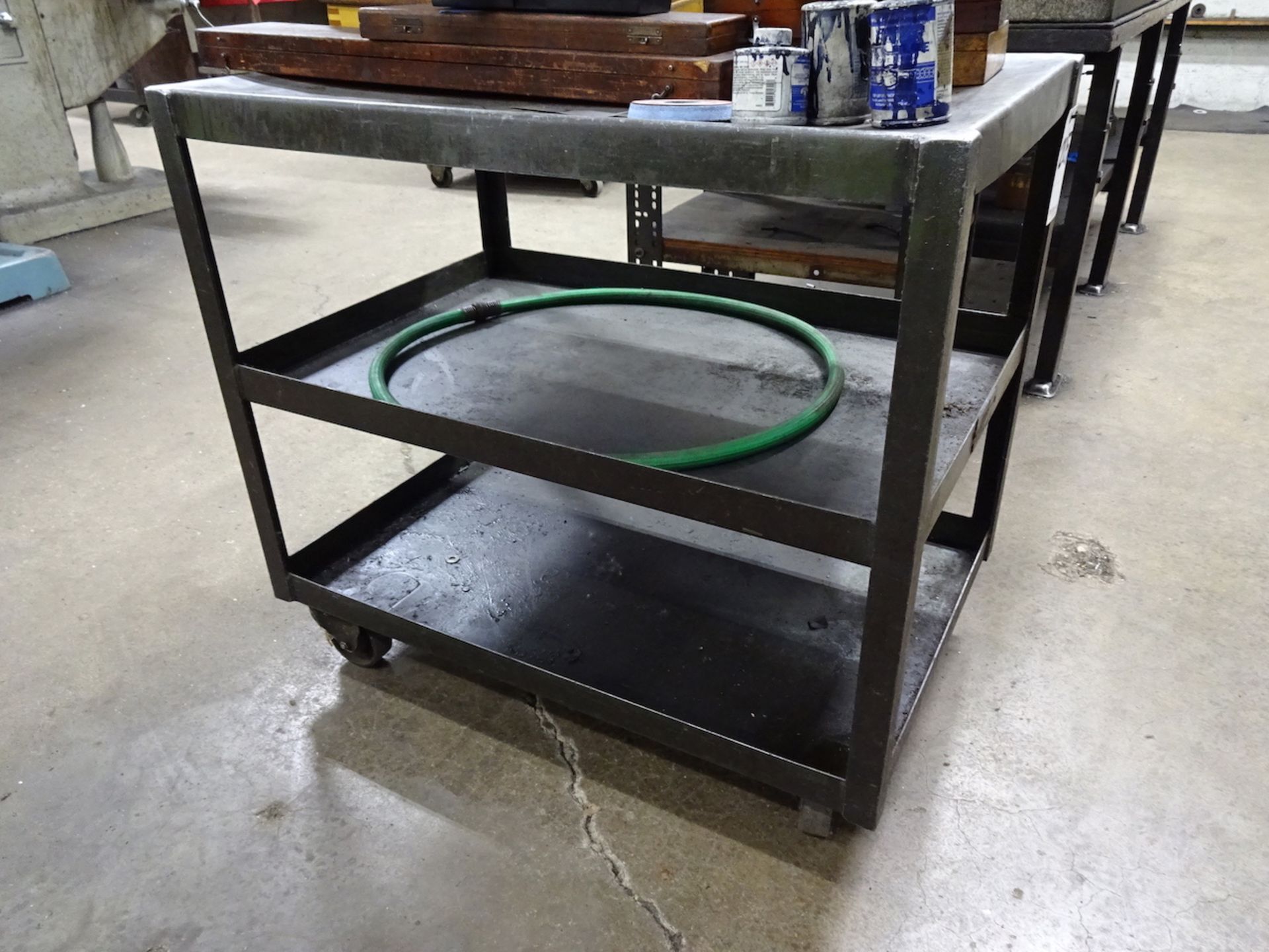 LOT: (5) Steel Shop Carts