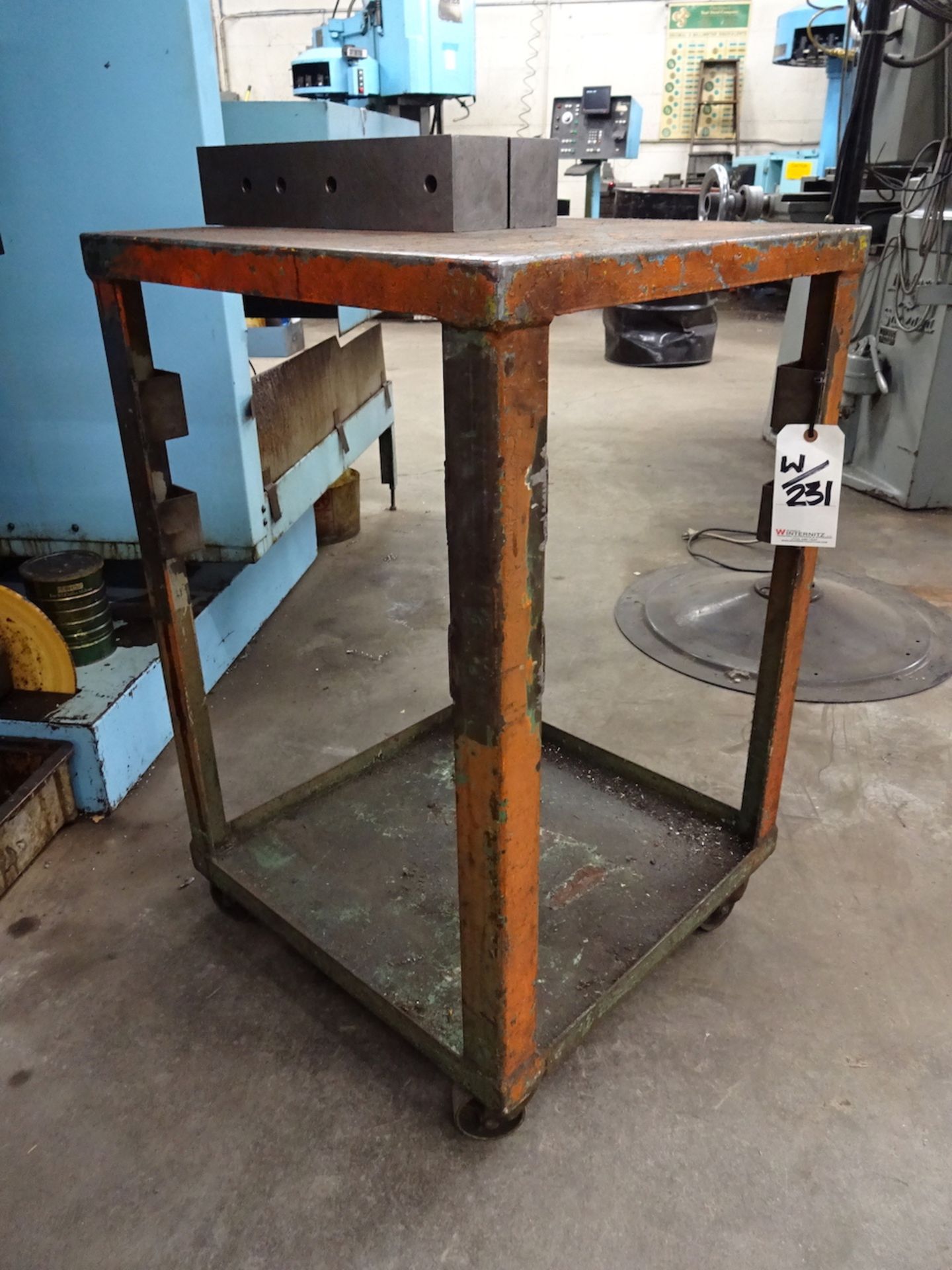 LOT: (2) Steel Shop Carts - Image 2 of 2
