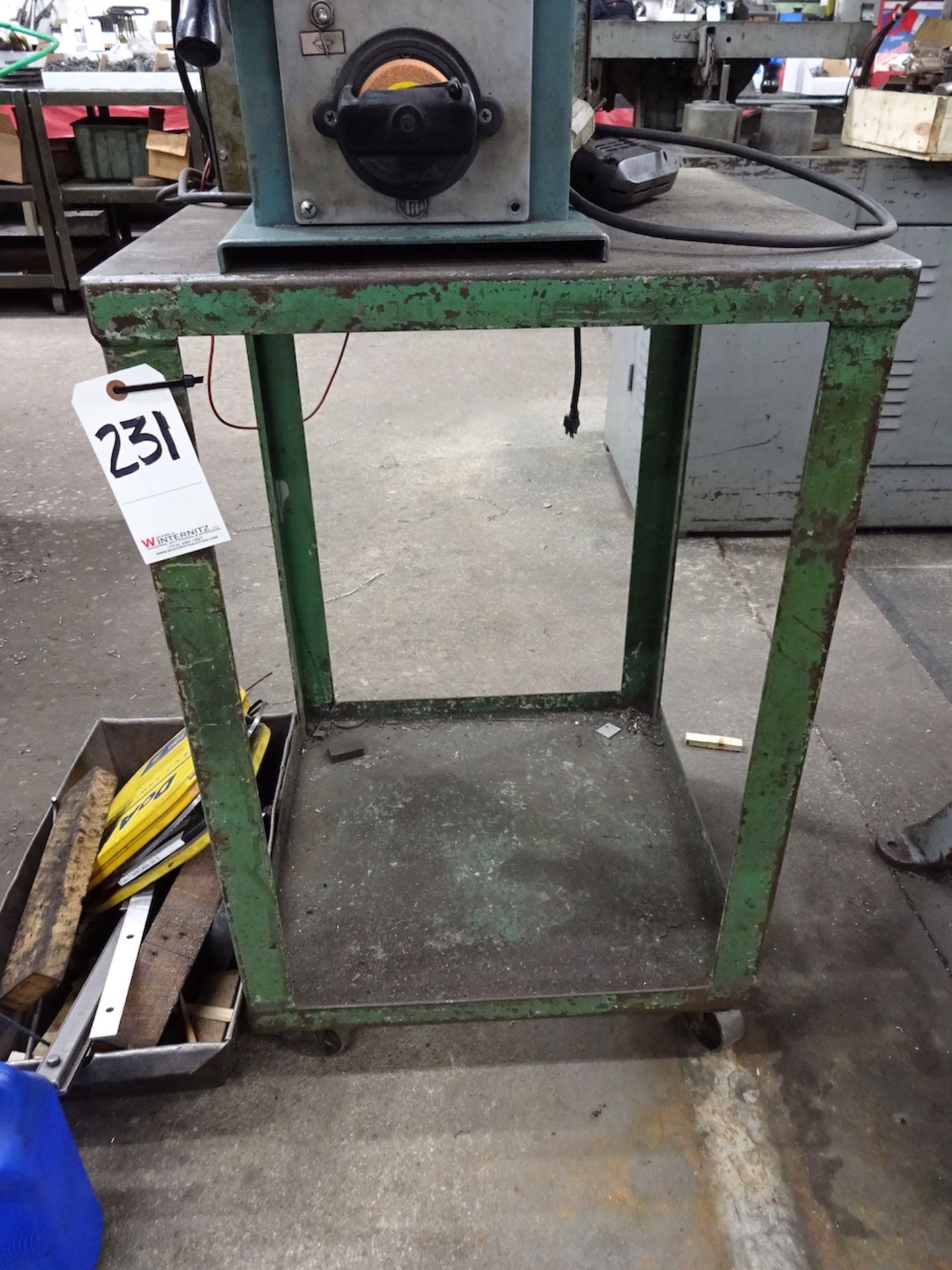 LOT: (2) Steel Shop Carts