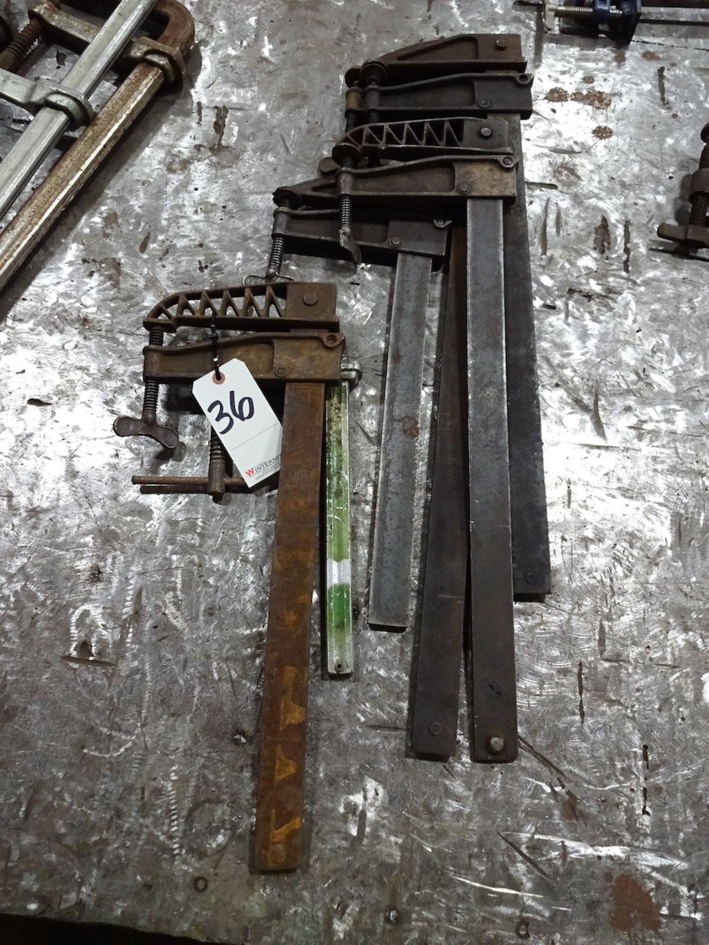 LOT: (6) Assorted Bar Clamps