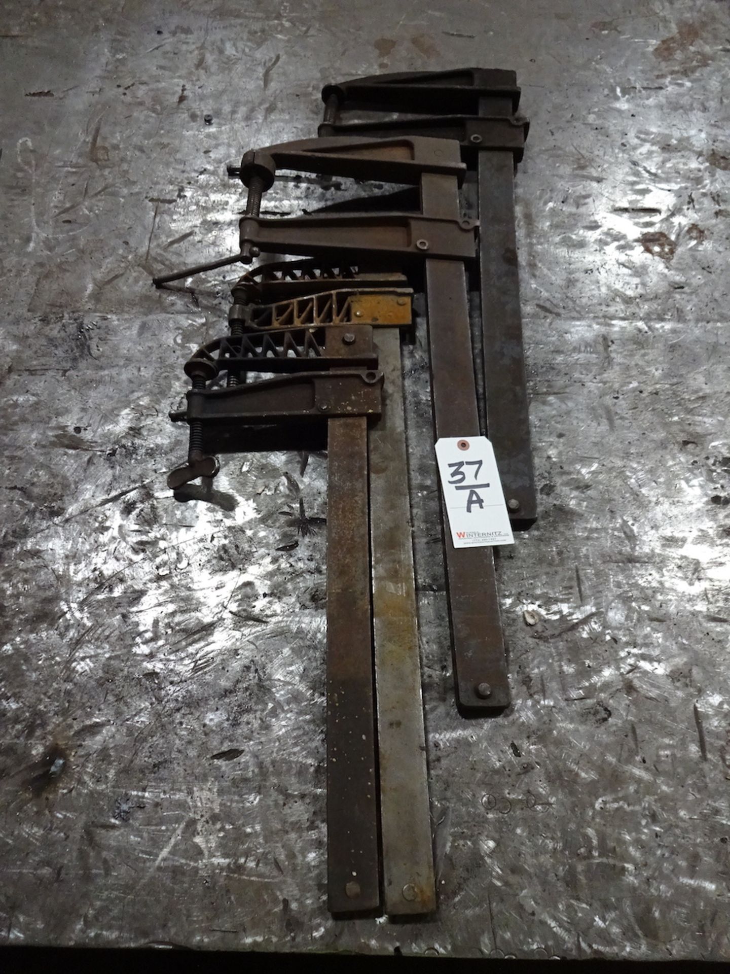 LOT: (4) Assorted Bar Clamps