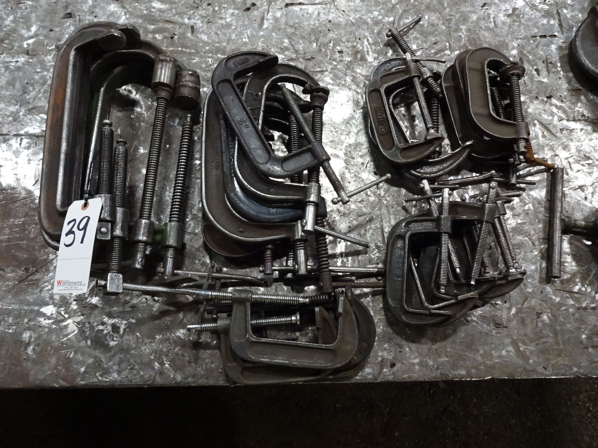 LOT: Assorted C-Clamps