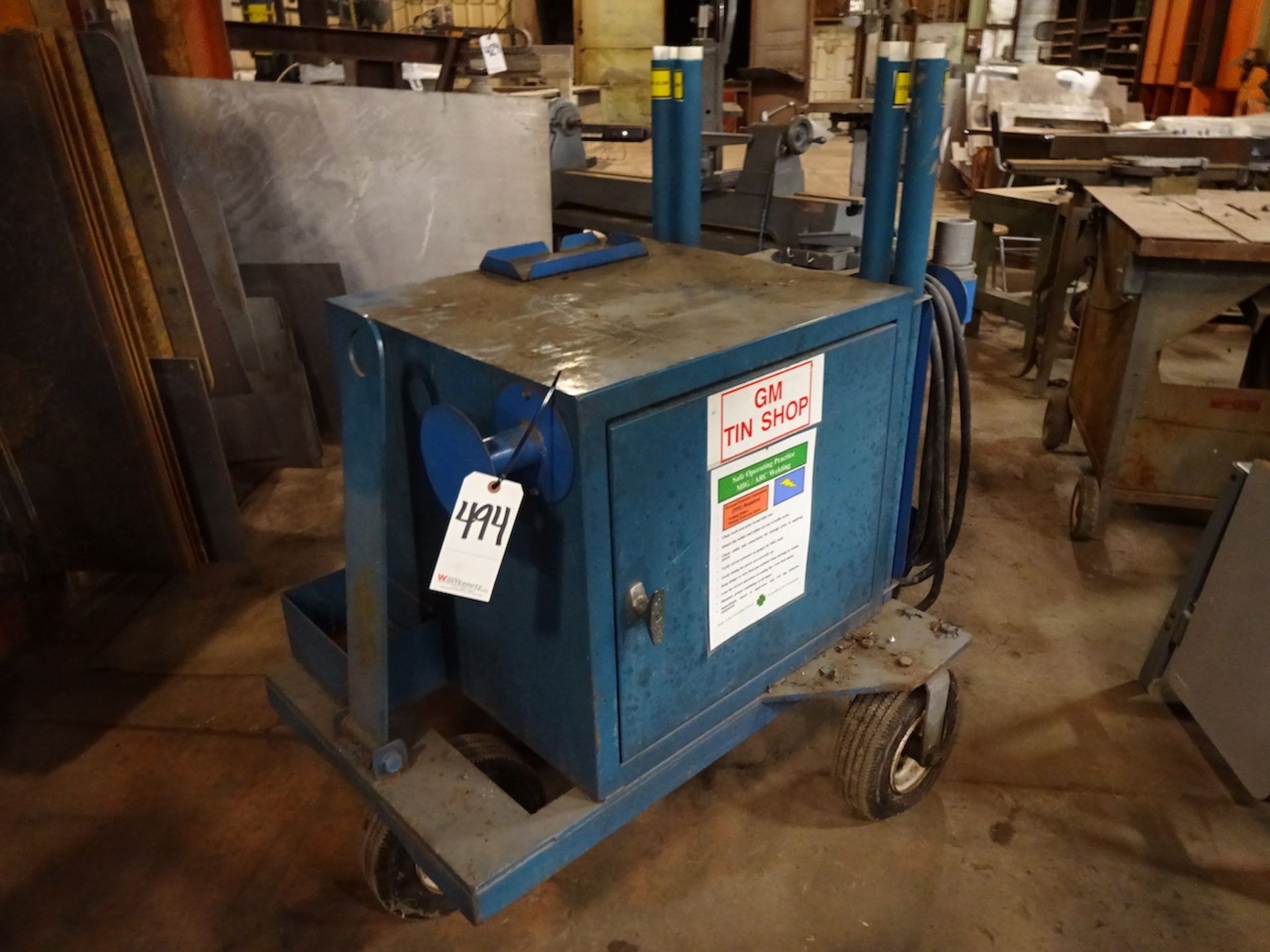 WELDING ACCESSORY CART