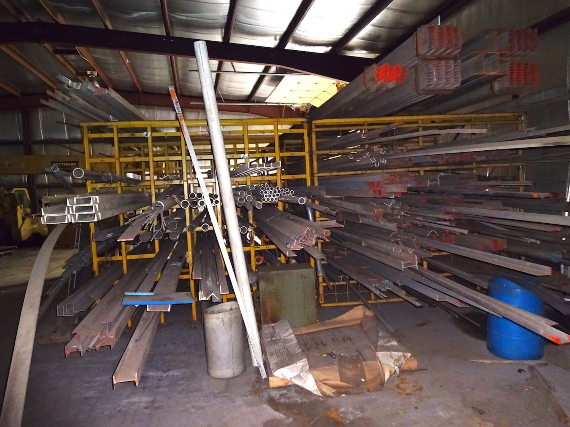LOT: Large Quantity of Assorted Aluminum including Flats, Rounds, Channel, I-Beam, etc. (South - Image 10 of 11