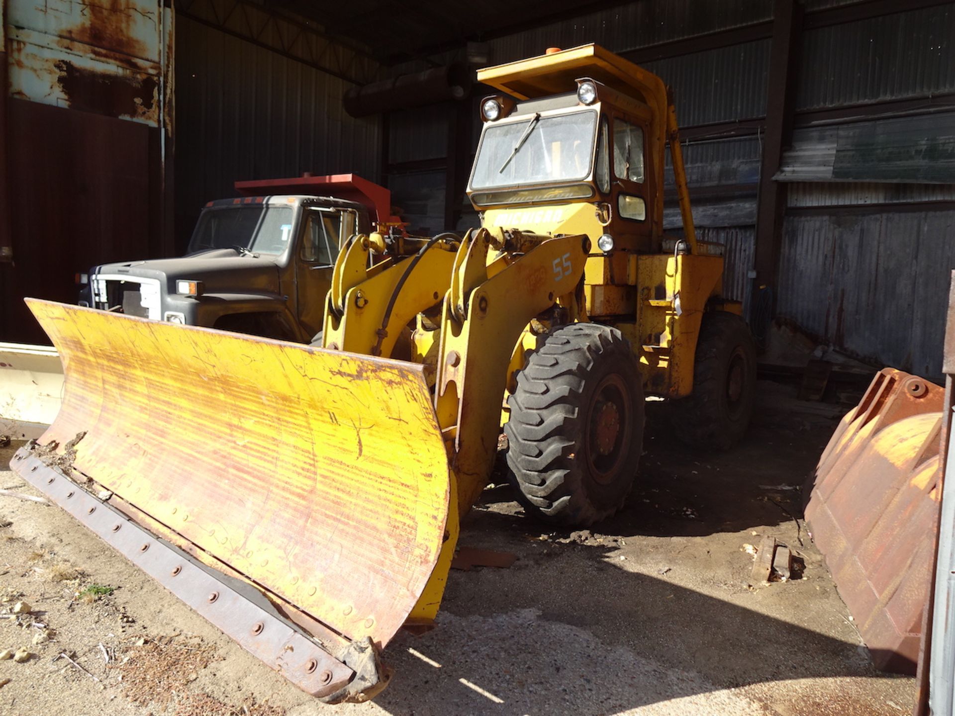 Michigan Front End Loader, with 12 ft. Blade & 10 ft. Bucket