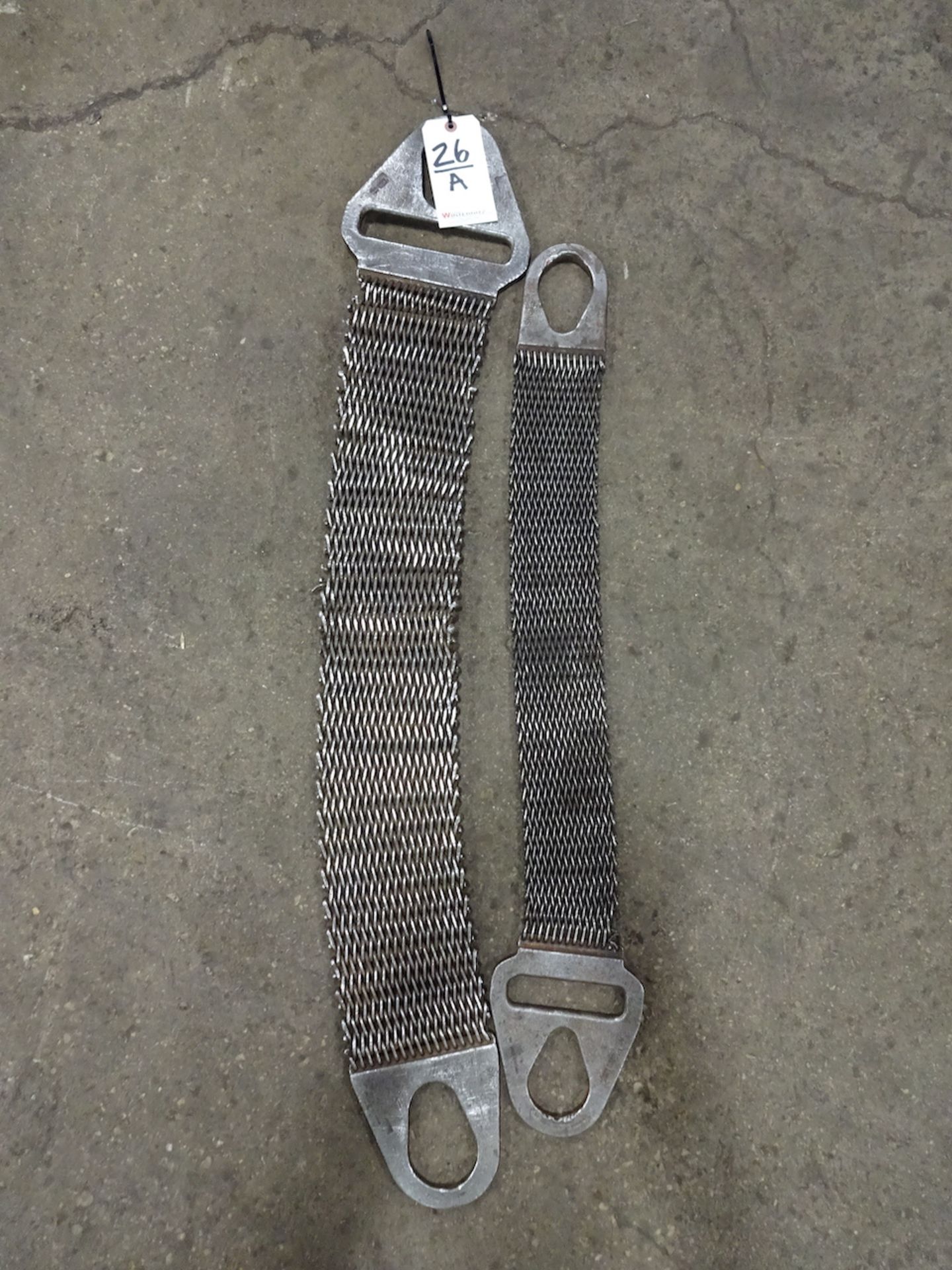 LOT: (2) Assorted Wire Mesh Slings