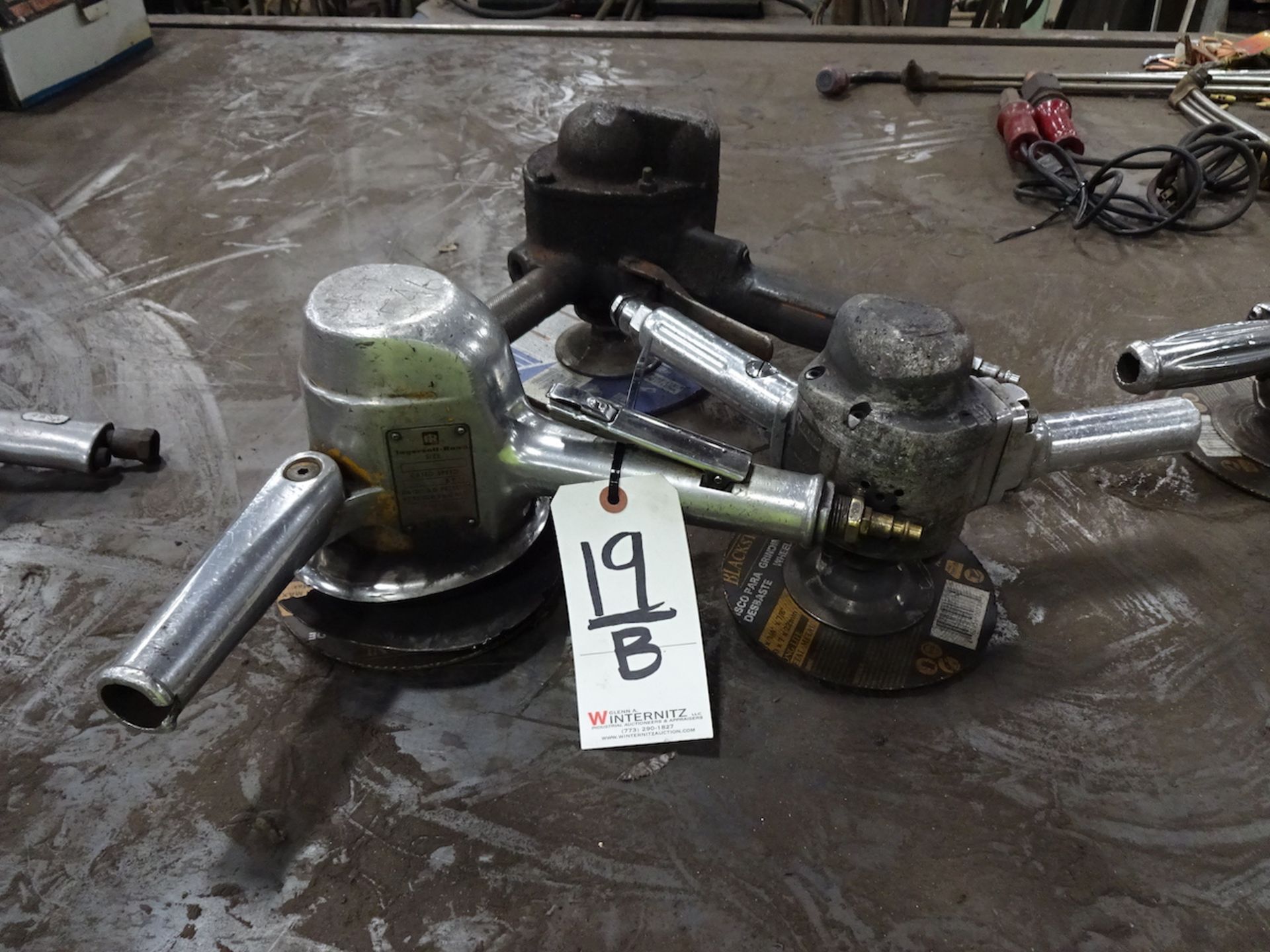 LOT: (3) Assorted Pneumatic Grinders