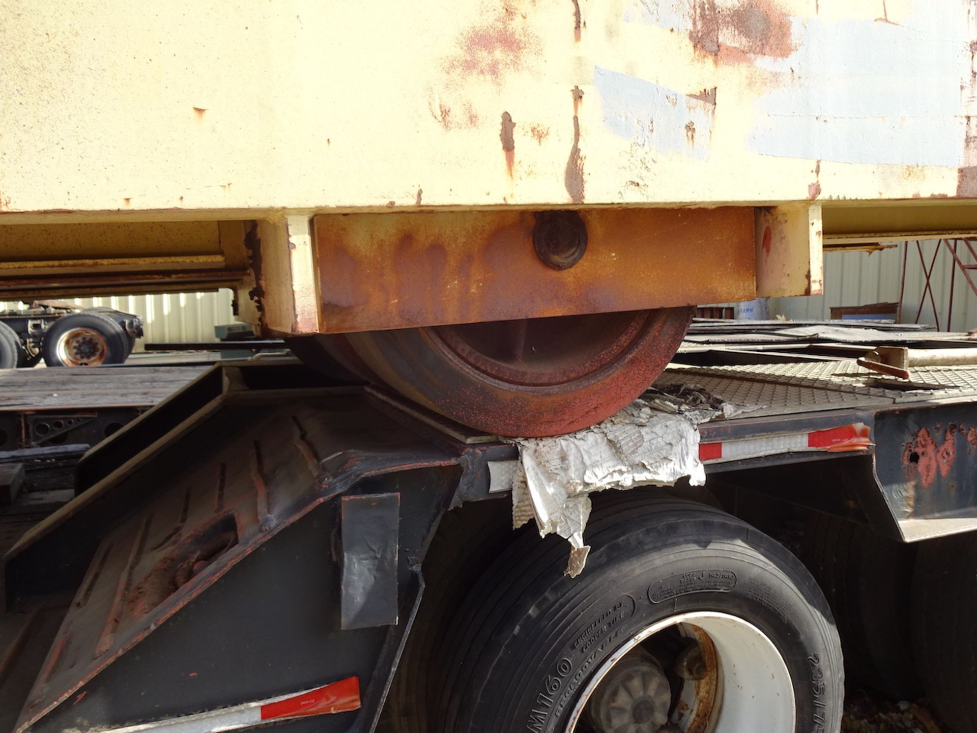 LOT: Heavy Duty Flatbed Trailer (yard use only), including Contents - Image 5 of 13