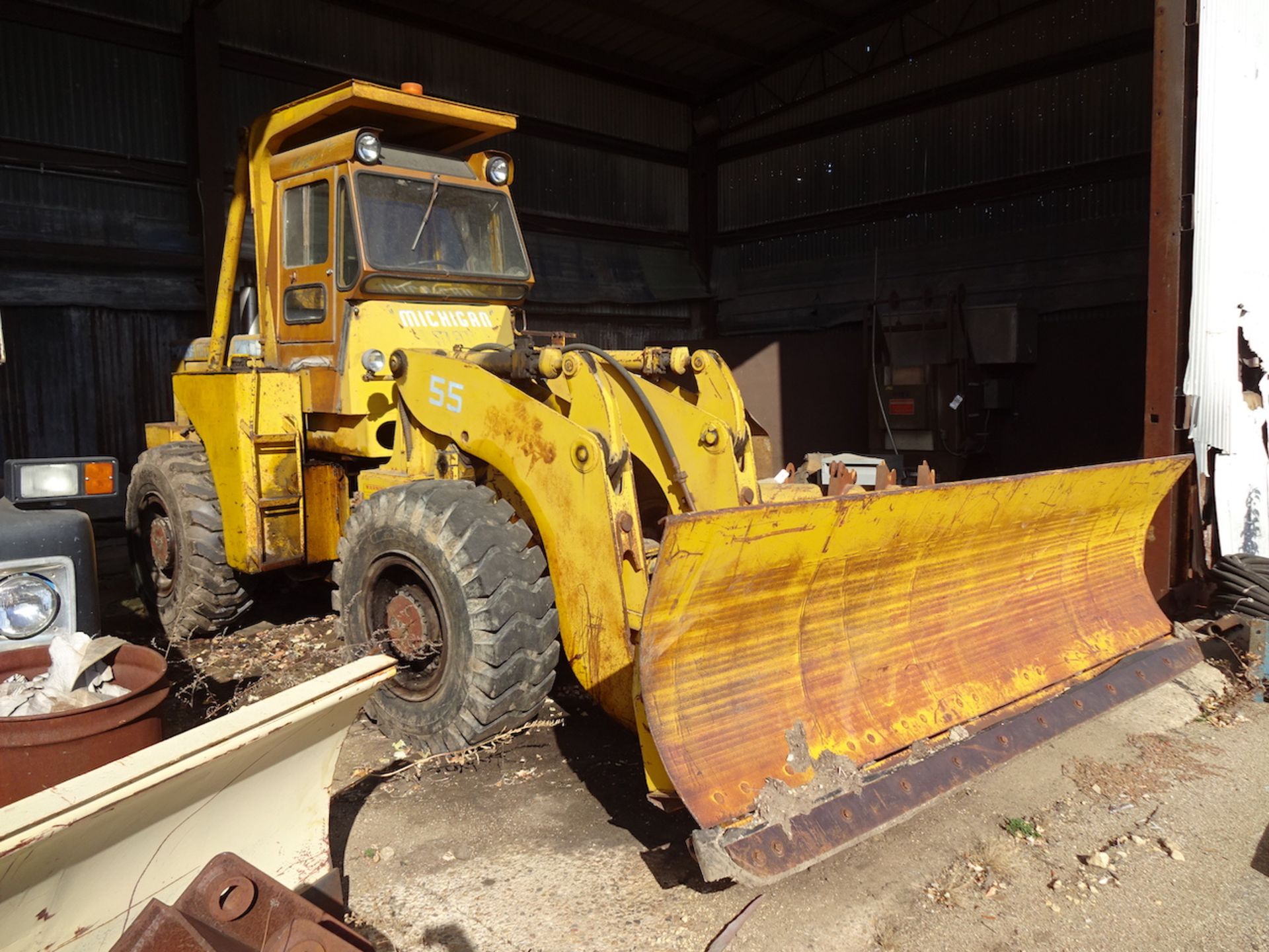 Michigan Front End Loader, with 12 ft. Blade & 10 ft. Bucket - Image 2 of 8