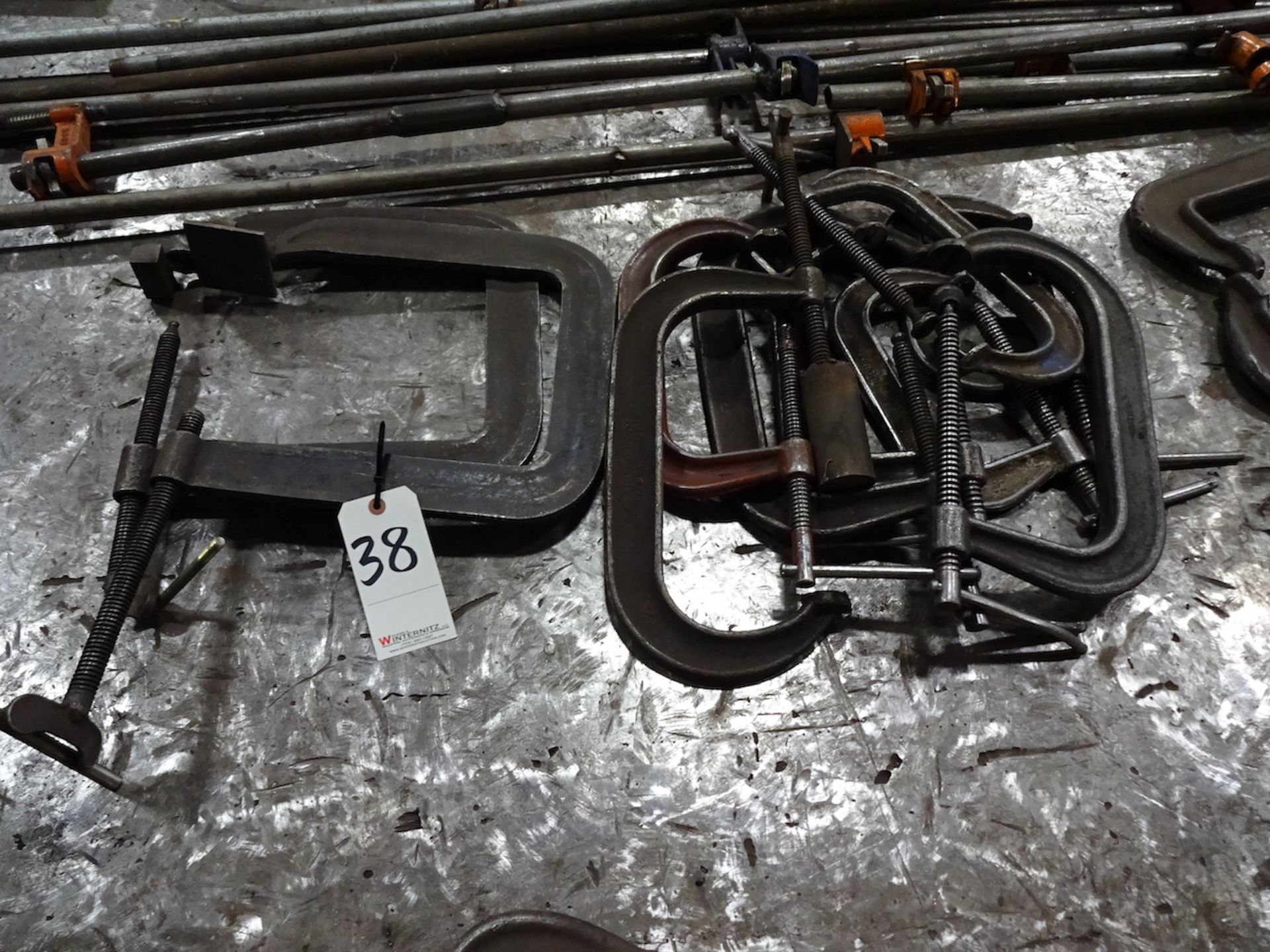 LOT: Assorted C-Clamps