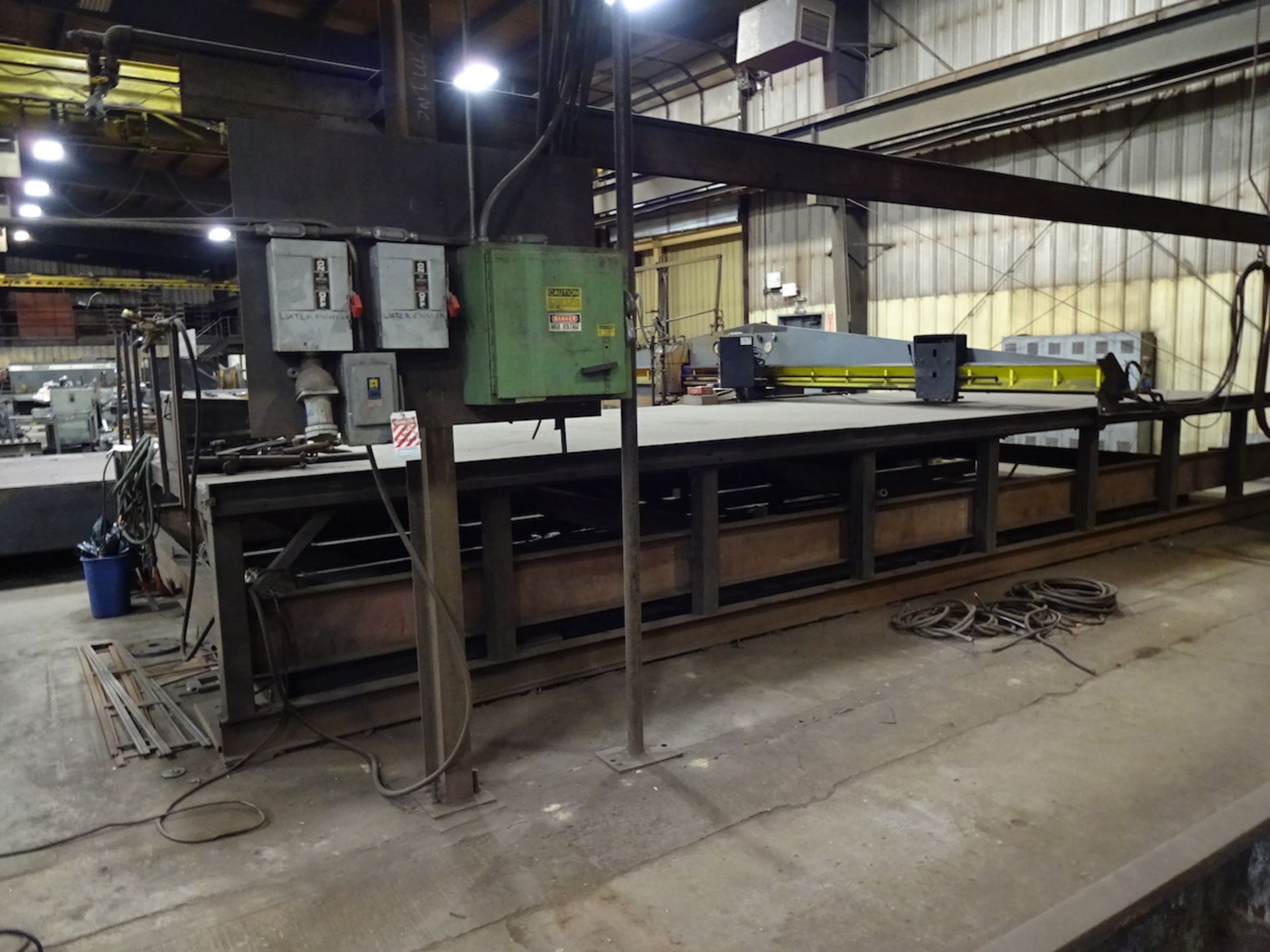 NCG Type 10LHCA Flame Cutting Table, S/N 1101, Equipped with (4) Cutting Torches, Burny Phantom - Image 7 of 9