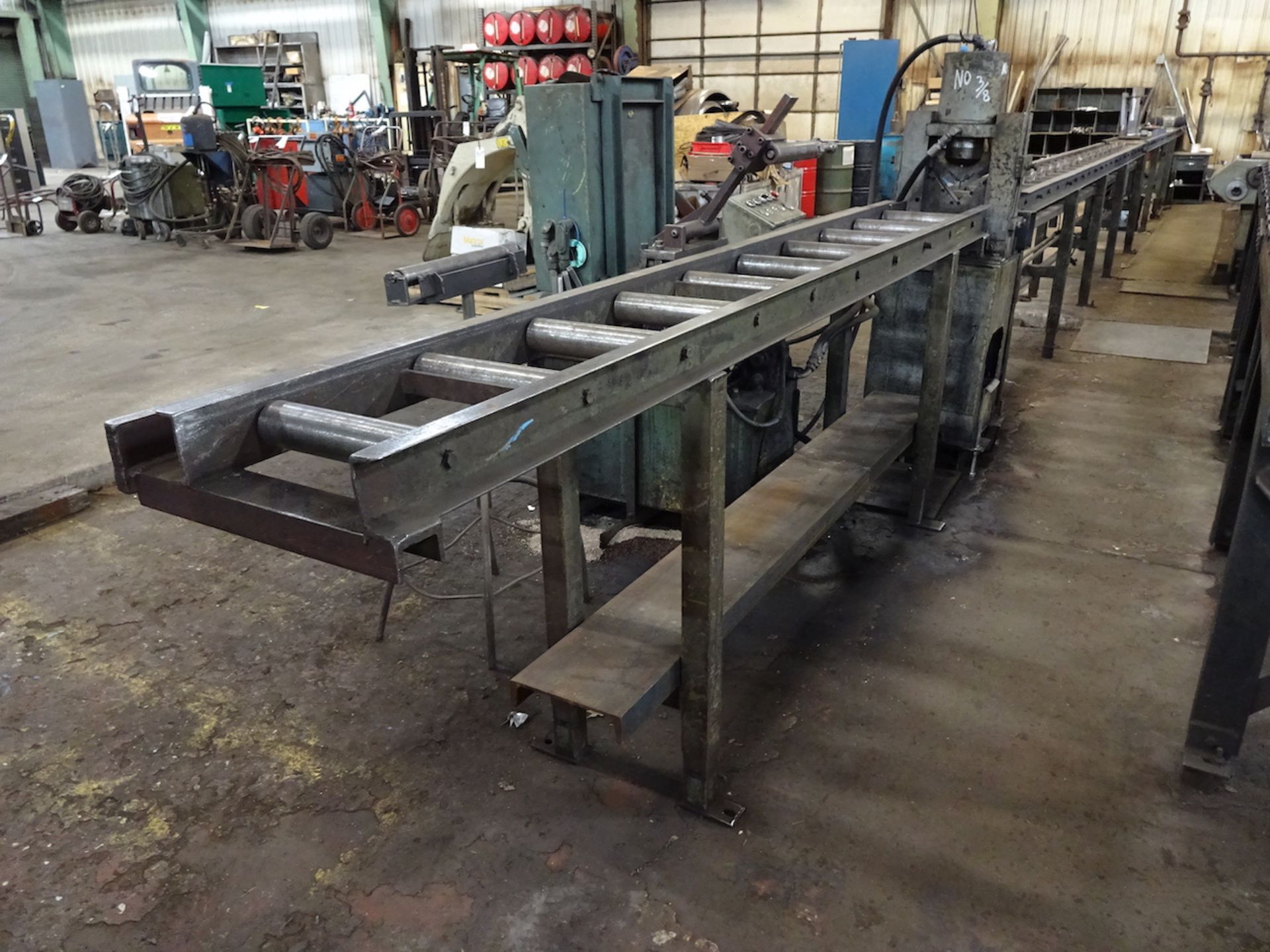 Fabriline Model FH-12 Hydraulic Beam Shear, S/N 02, 8 in. (approx.) Capacity - Image 5 of 5